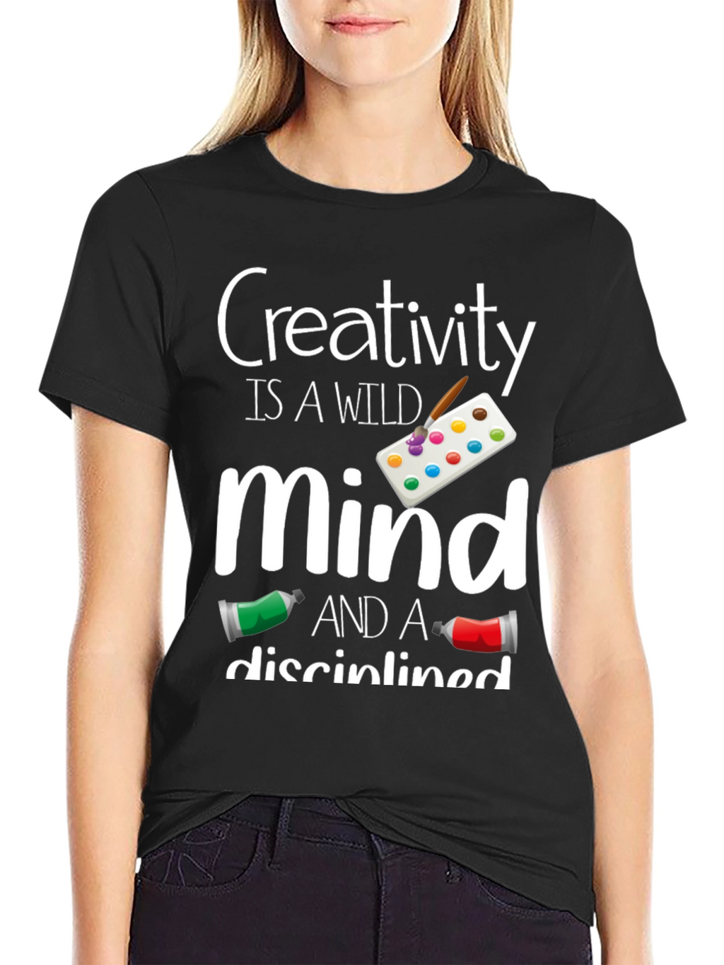 Creativity Wild Mind T-Shirt Black Unisex