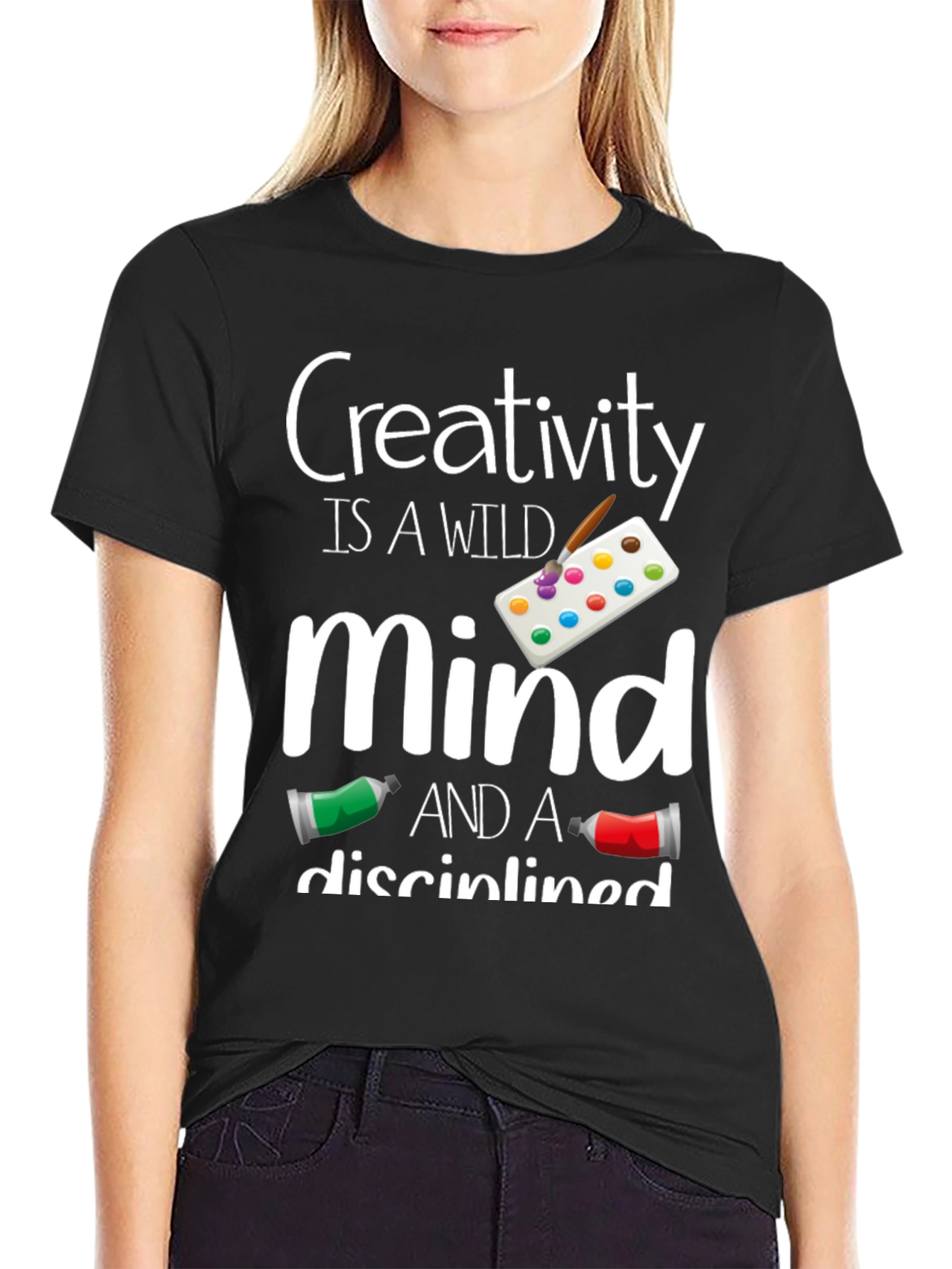 Creativity Wild Mind T-Shirt Black Unisex