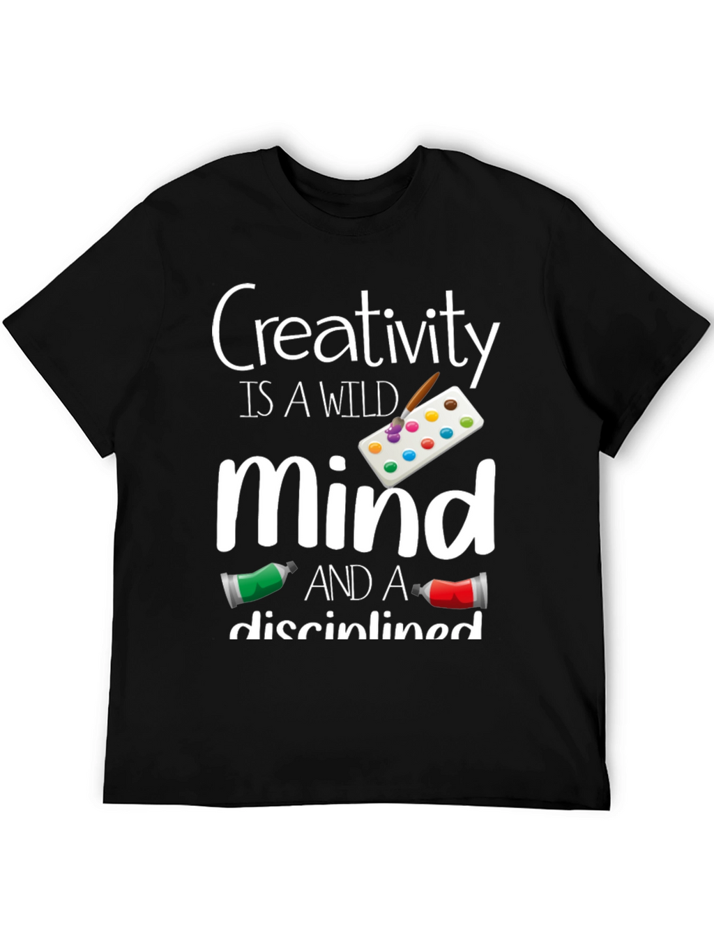 Creativity Wild Mind T-Shirt Black Unisex