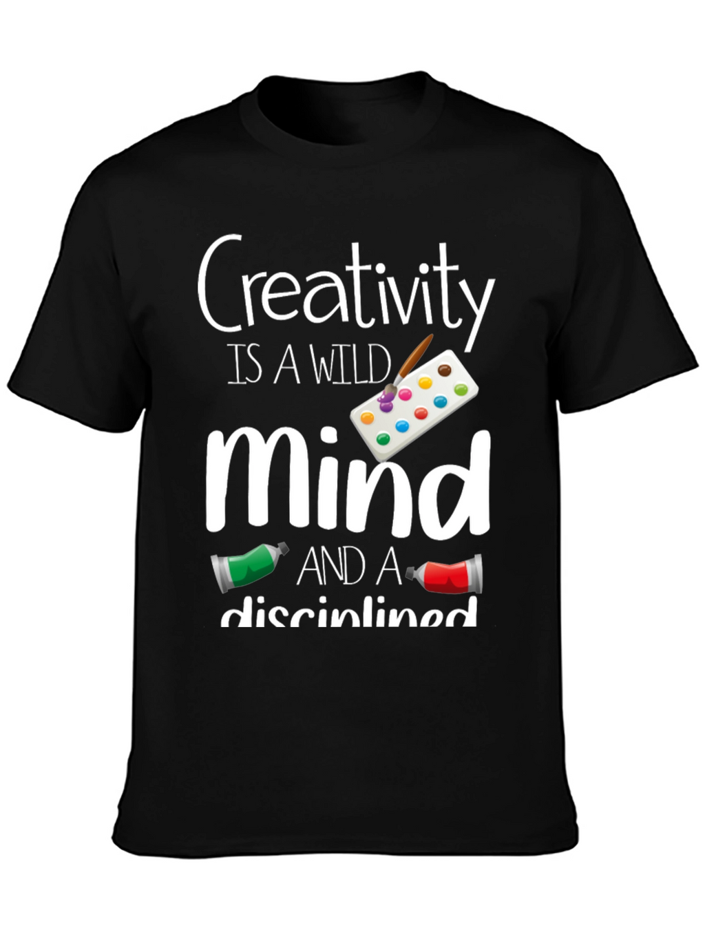 Creativity Wild Mind T-Shirt Black Unisex