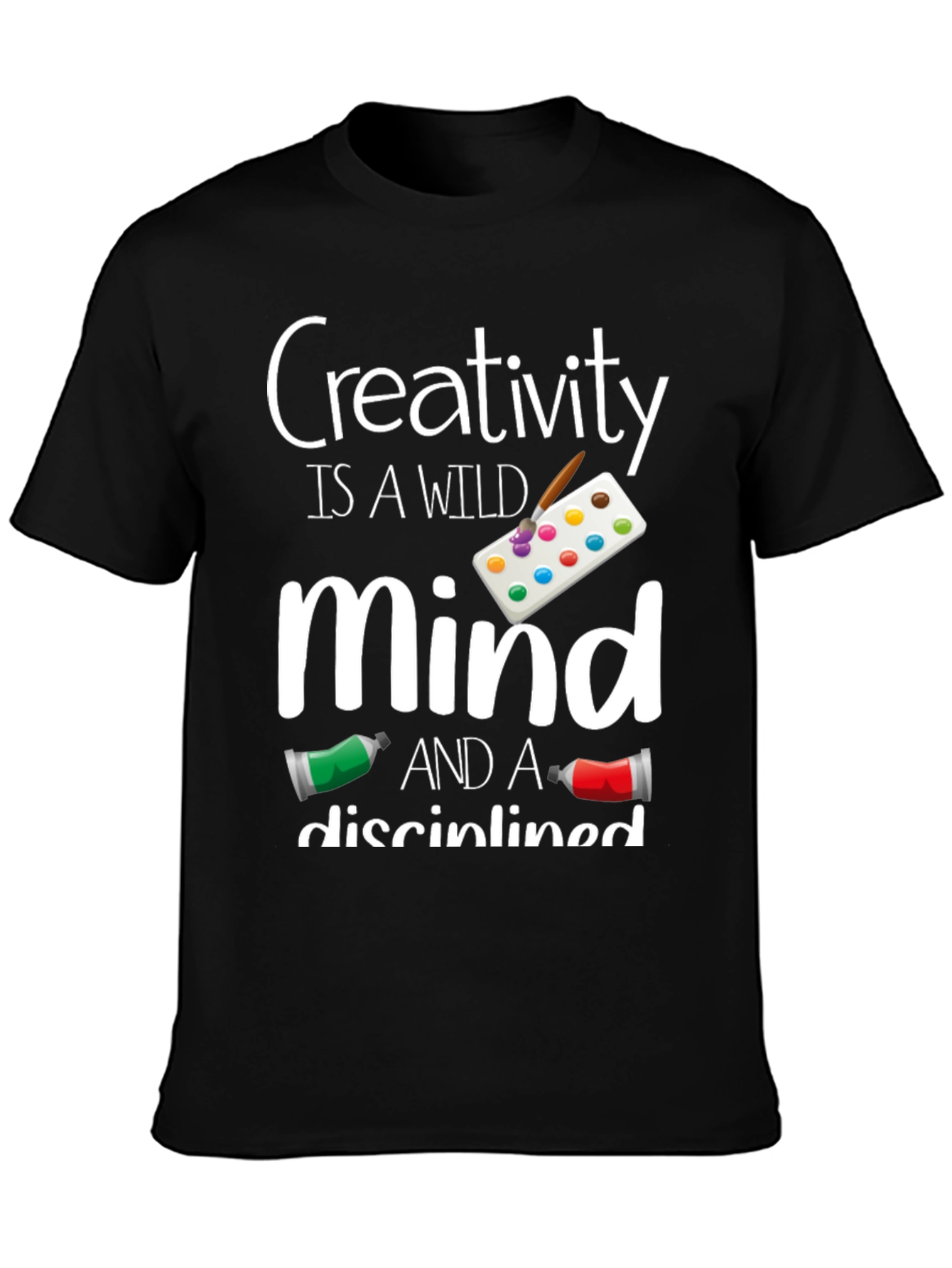Creativity Wild Mind T-Shirt Black Unisex