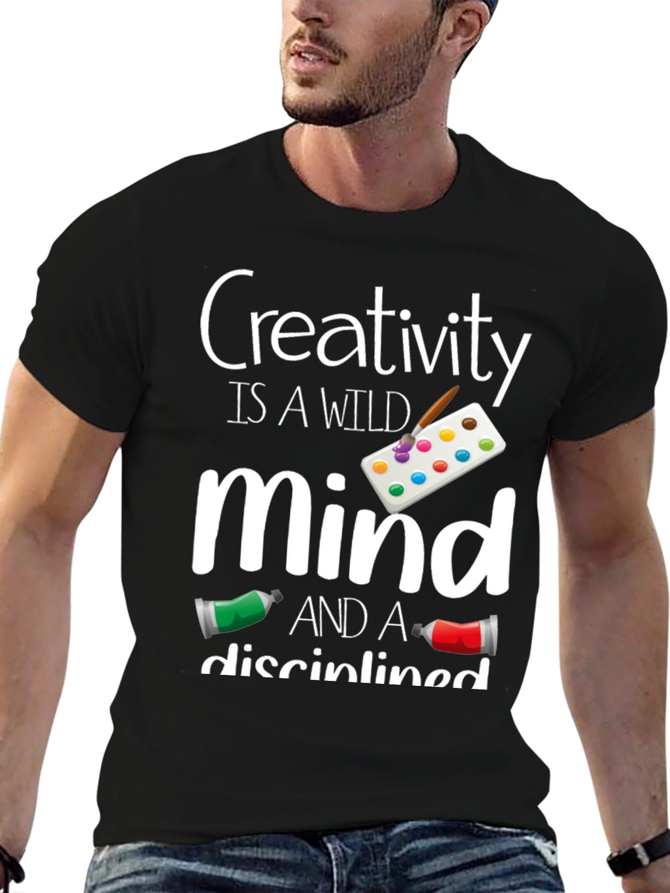 Creativity Wild Mind T-Shirt Black Unisex