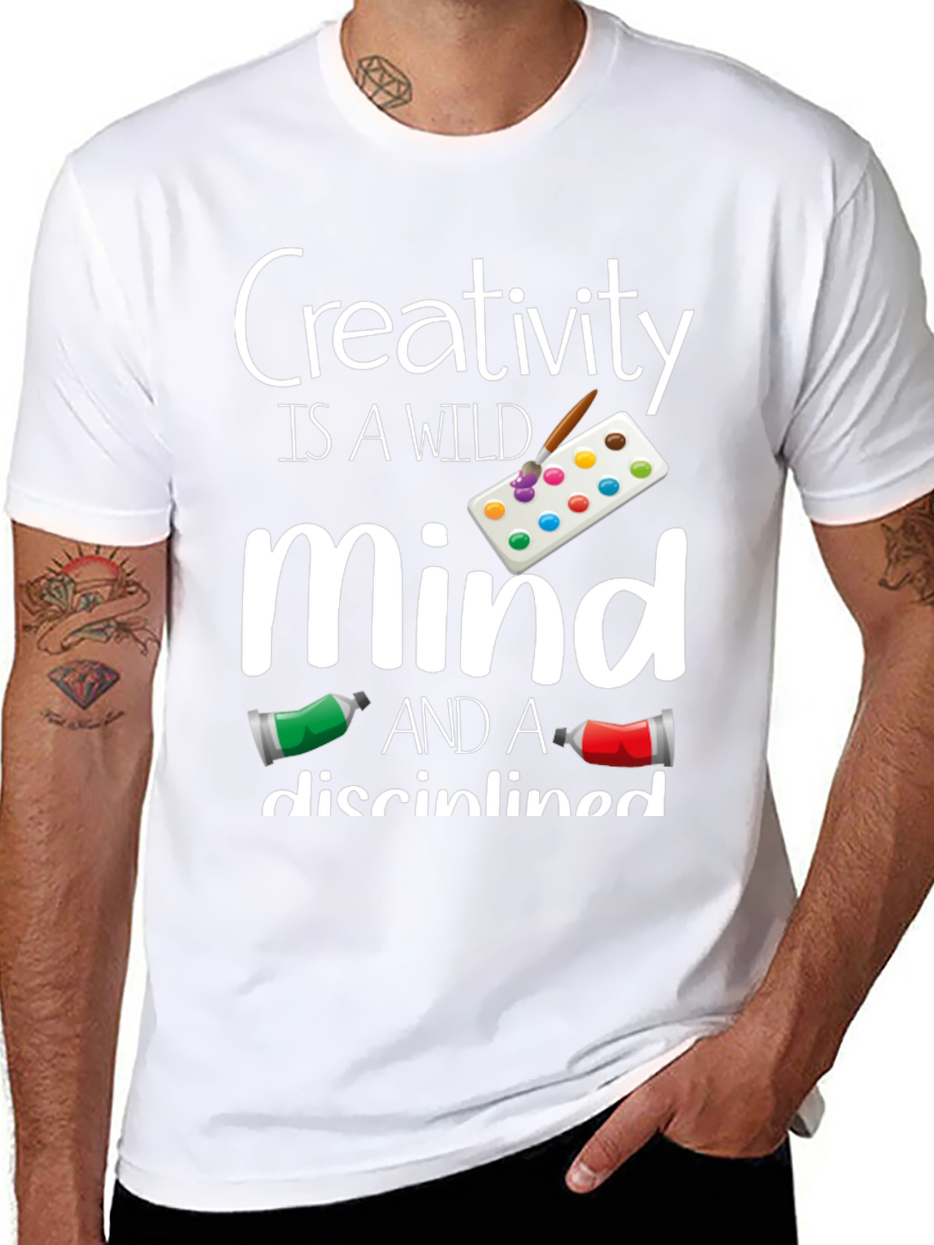 Creativity Wild Mind T-Shirt Black Unisex