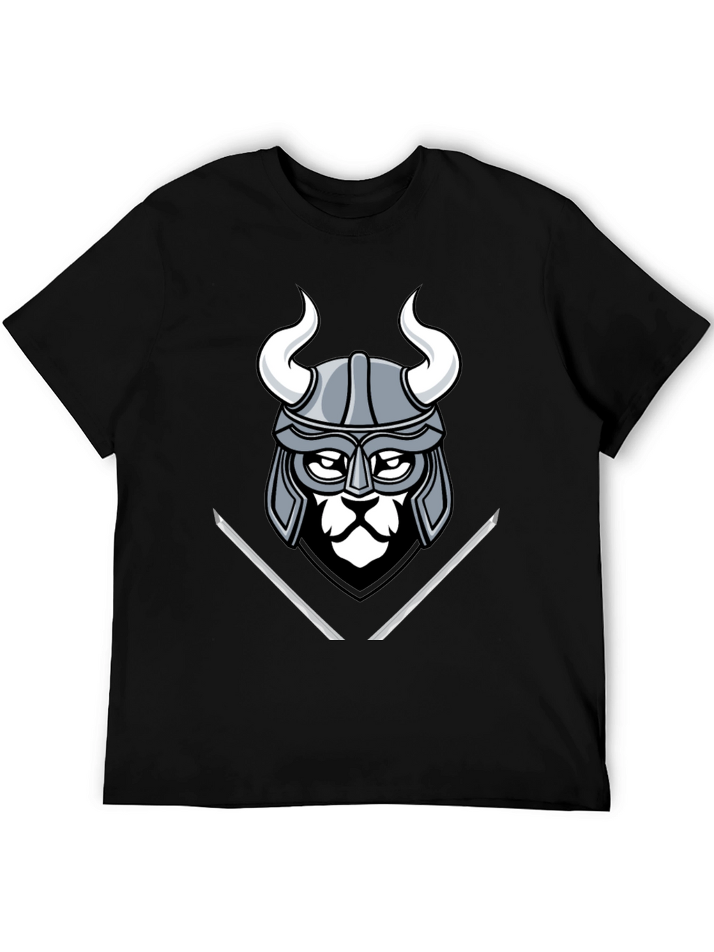 Viking Warrior Graphic Tee - Mens Black T-Shirt