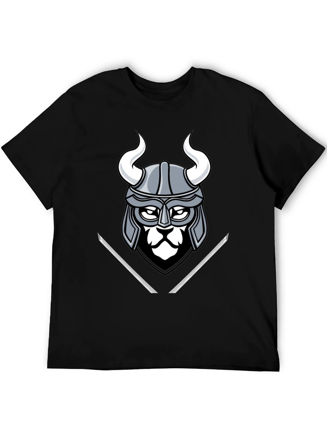 Viking Warrior Graphic Tee - Mens Black T-Shirt