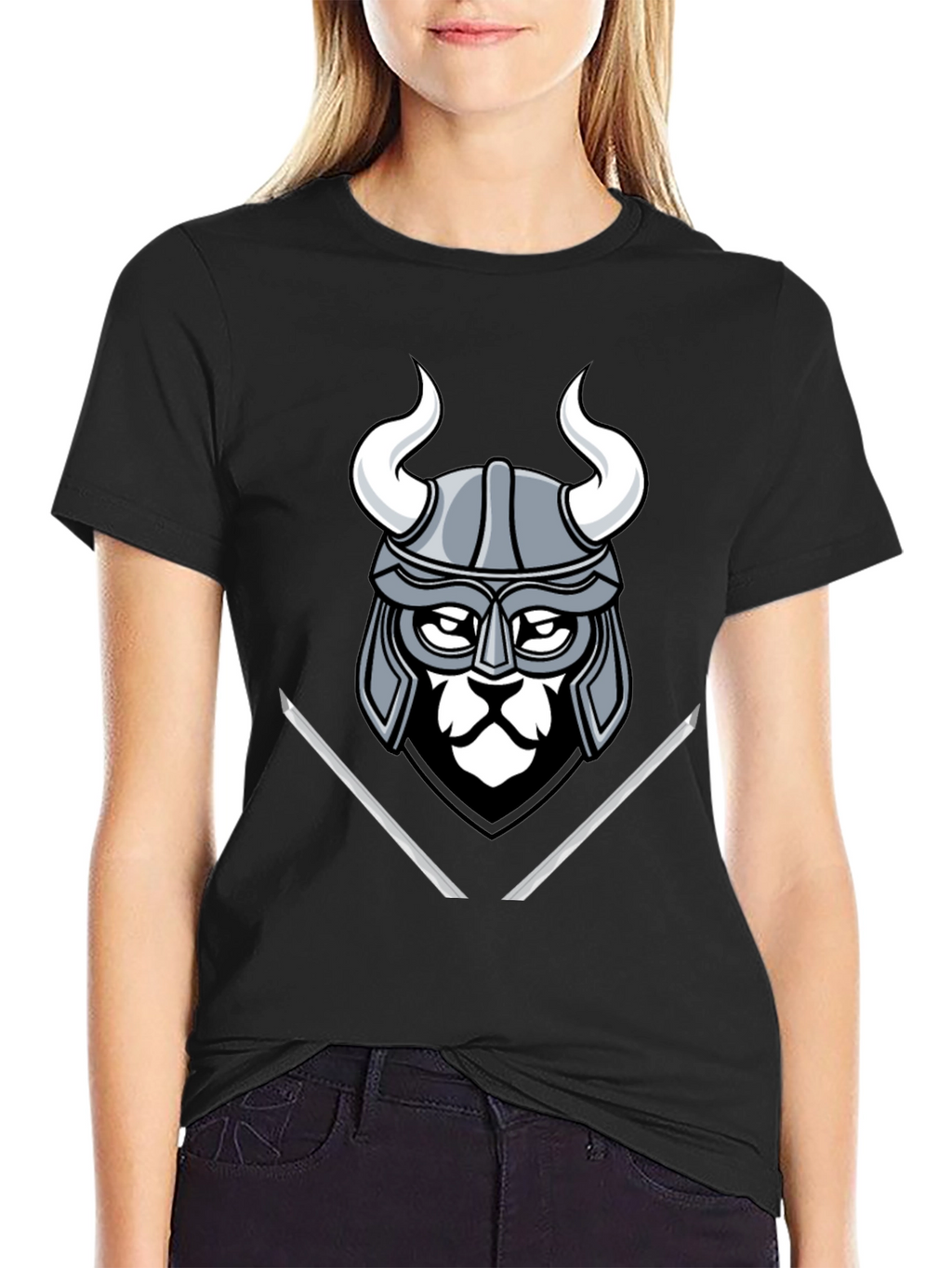 Viking Warrior Graphic Tee - Mens Black T-Shirt