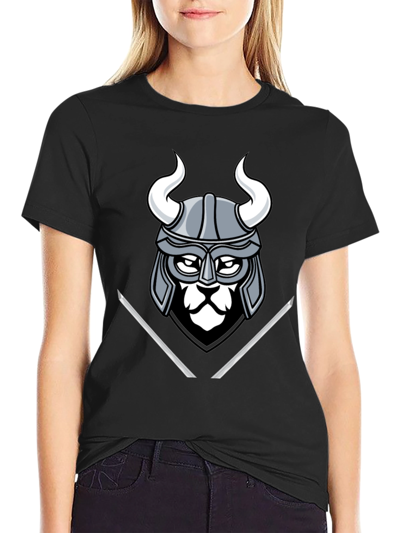 Viking Warrior Graphic Tee - Mens Black T-Shirt