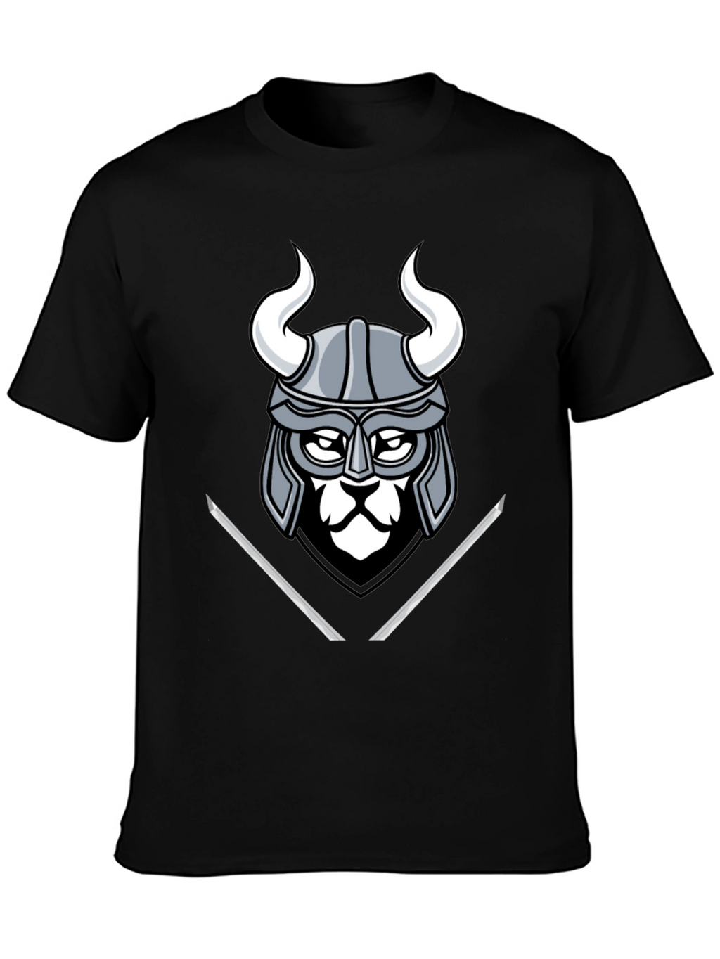 Viking Warrior Graphic Tee - Mens Black T-Shirt