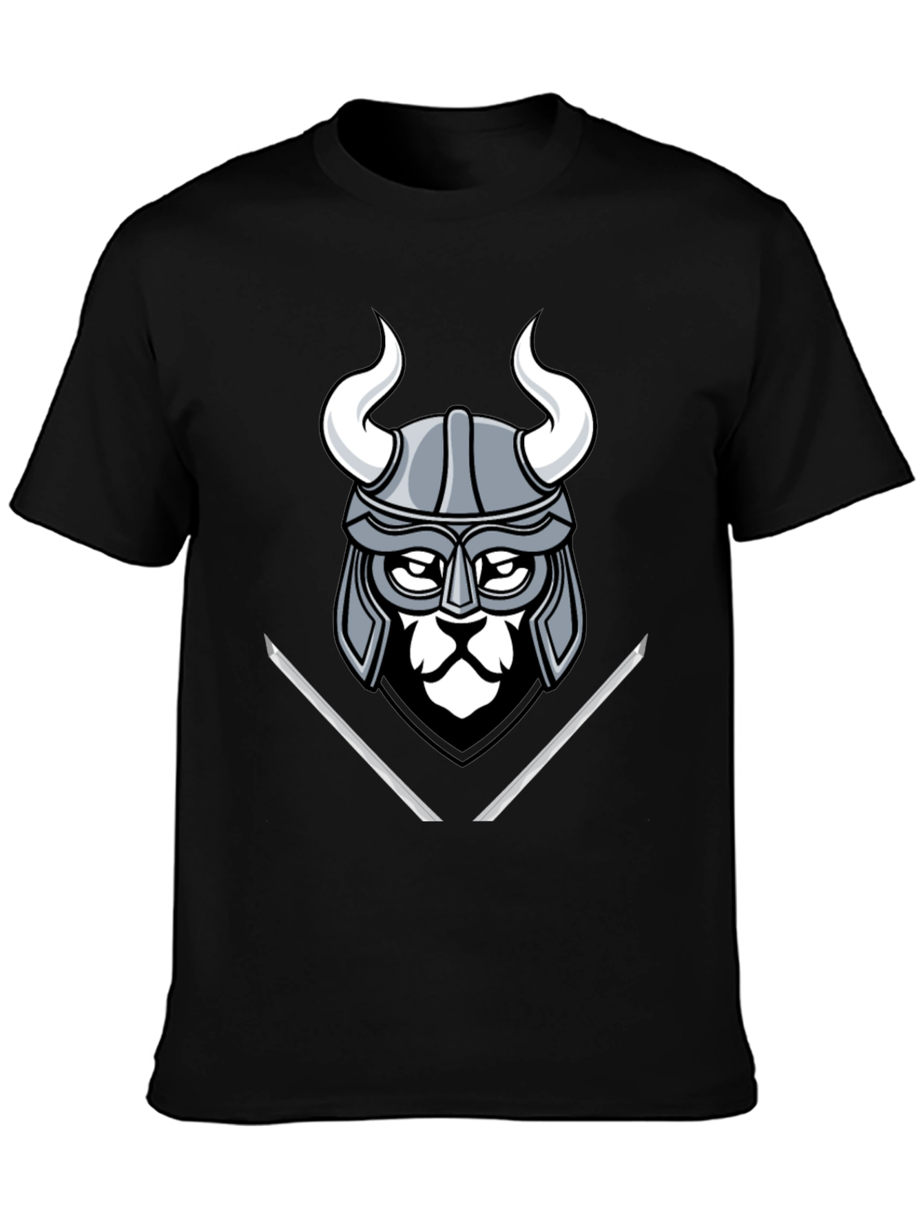 Viking Warrior Graphic Tee - Mens Black T-Shirt