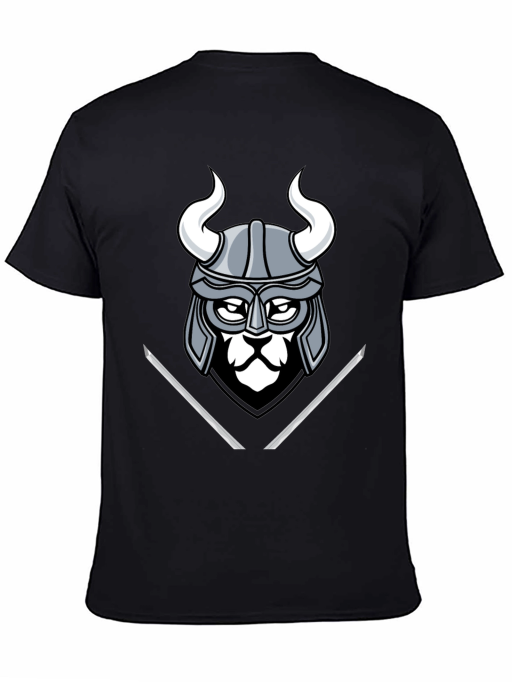 Viking Warrior Graphic Tee - Mens Black T-Shirt