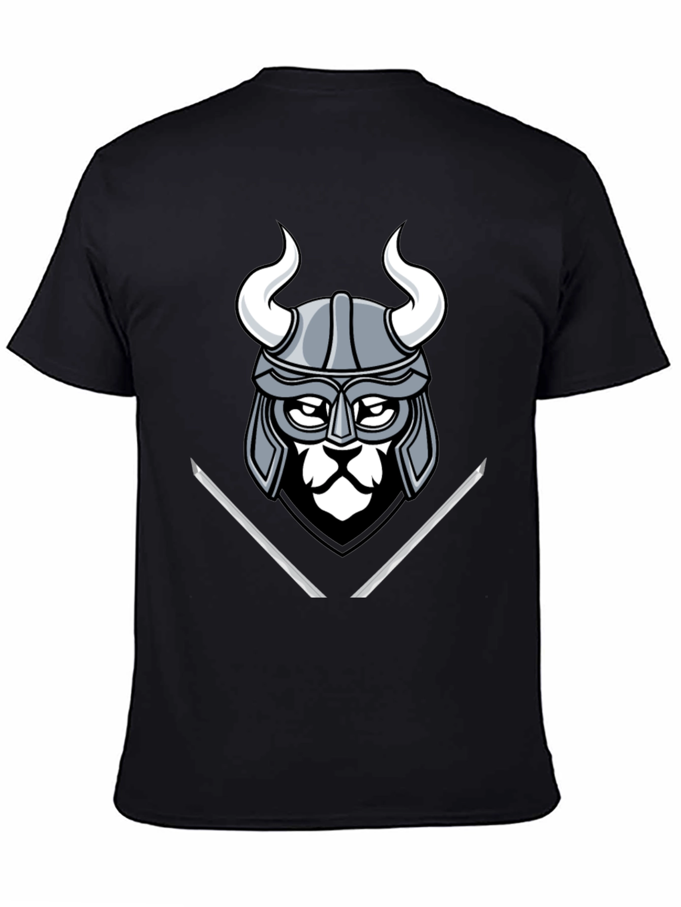 Viking Warrior Graphic Tee - Mens Black T-Shirt