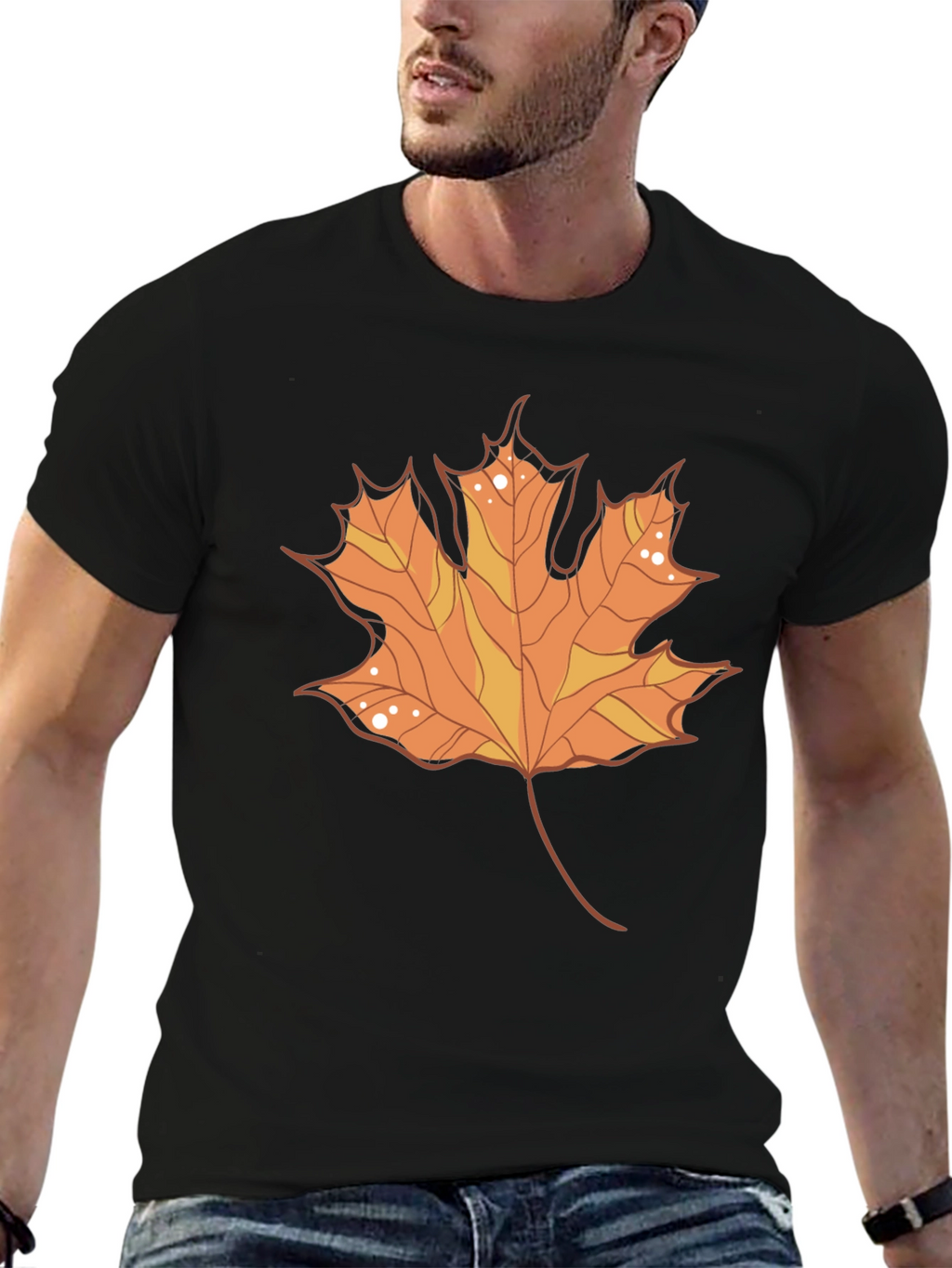 Autumn Leaf Graphic T-Shirt - Stylish Fall Fashion