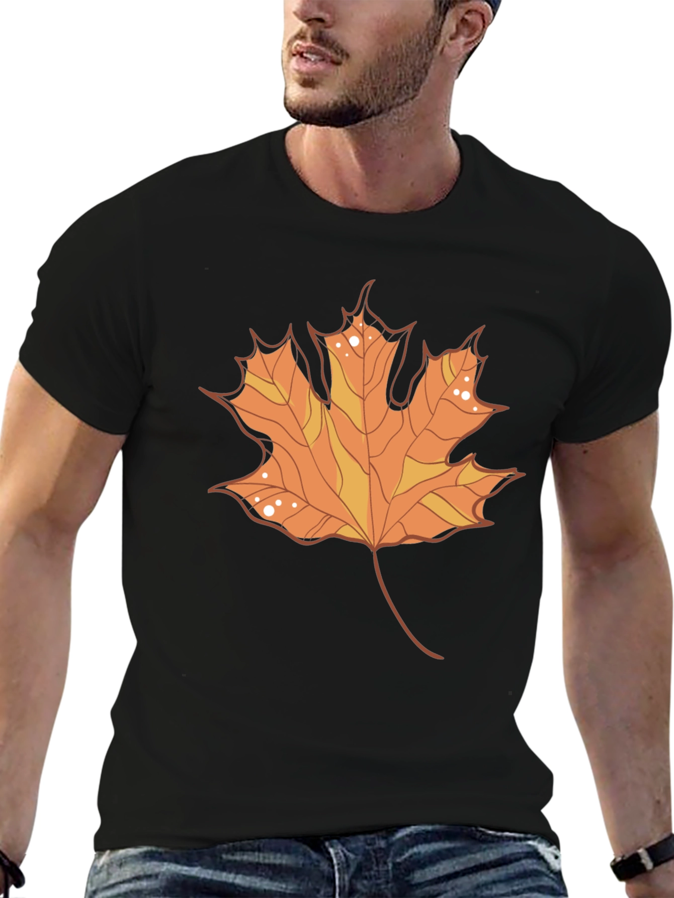 Autumn Leaf Graphic T-Shirt - Stylish Fall Fashion