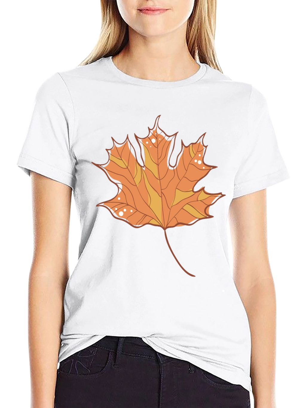Autumn Leaf Graphic T-Shirt - Stylish Fall Fashion