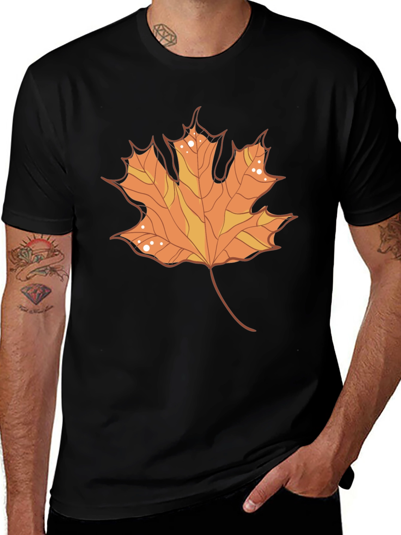 Autumn Leaf Graphic T-Shirt - Stylish Fall Fashion