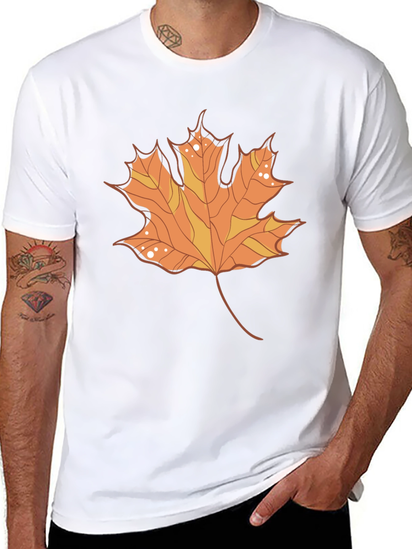 Autumn Leaf Graphic T-Shirt - Stylish Fall Fashion