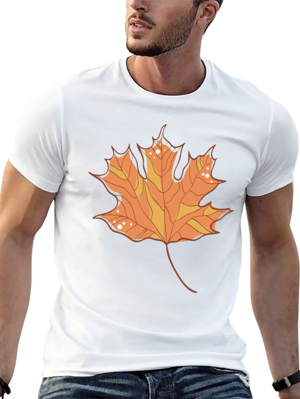 Autumn Leaf Graphic T-Shirt - Stylish Fall Fashion