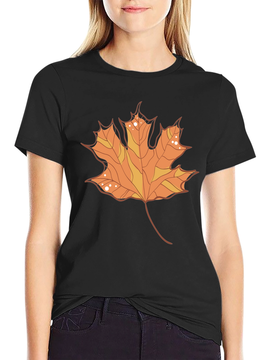 Autumn Leaf Graphic T-Shirt - Stylish Fall Fashion