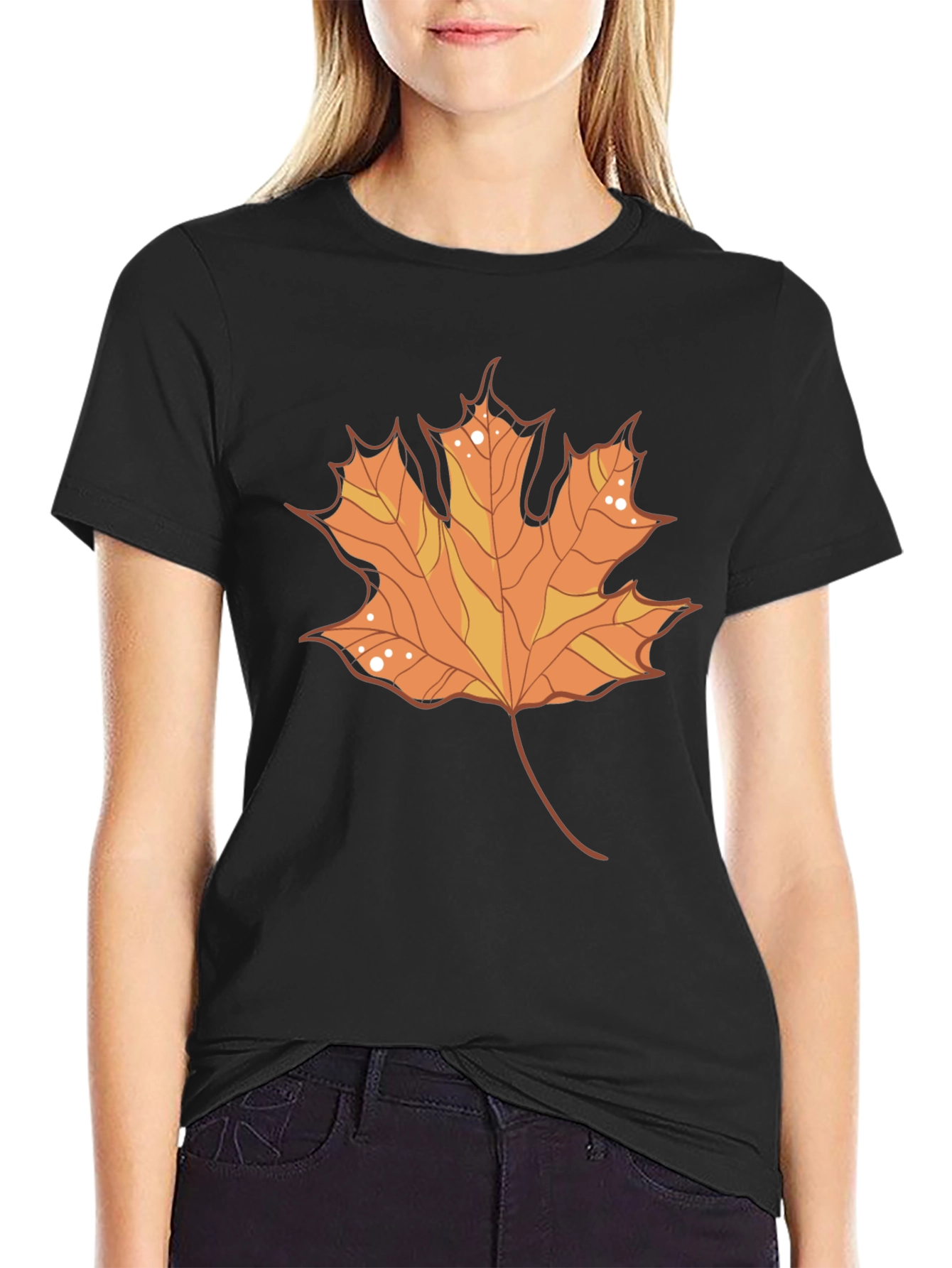 Autumn Leaf Graphic T-Shirt - Stylish Fall Fashion