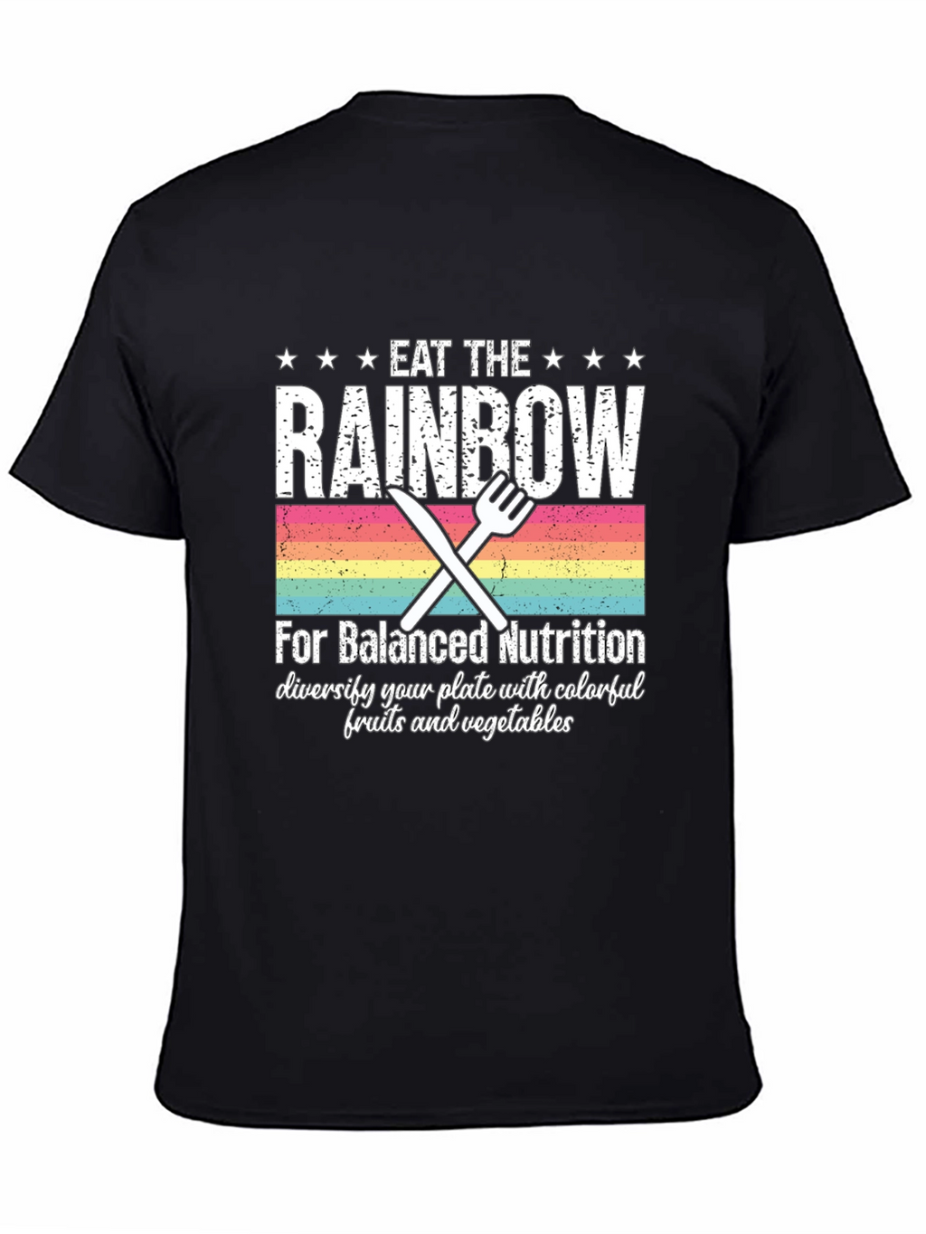 Eat the Rainbow T-Shirt - Balanced Nutrition Tee