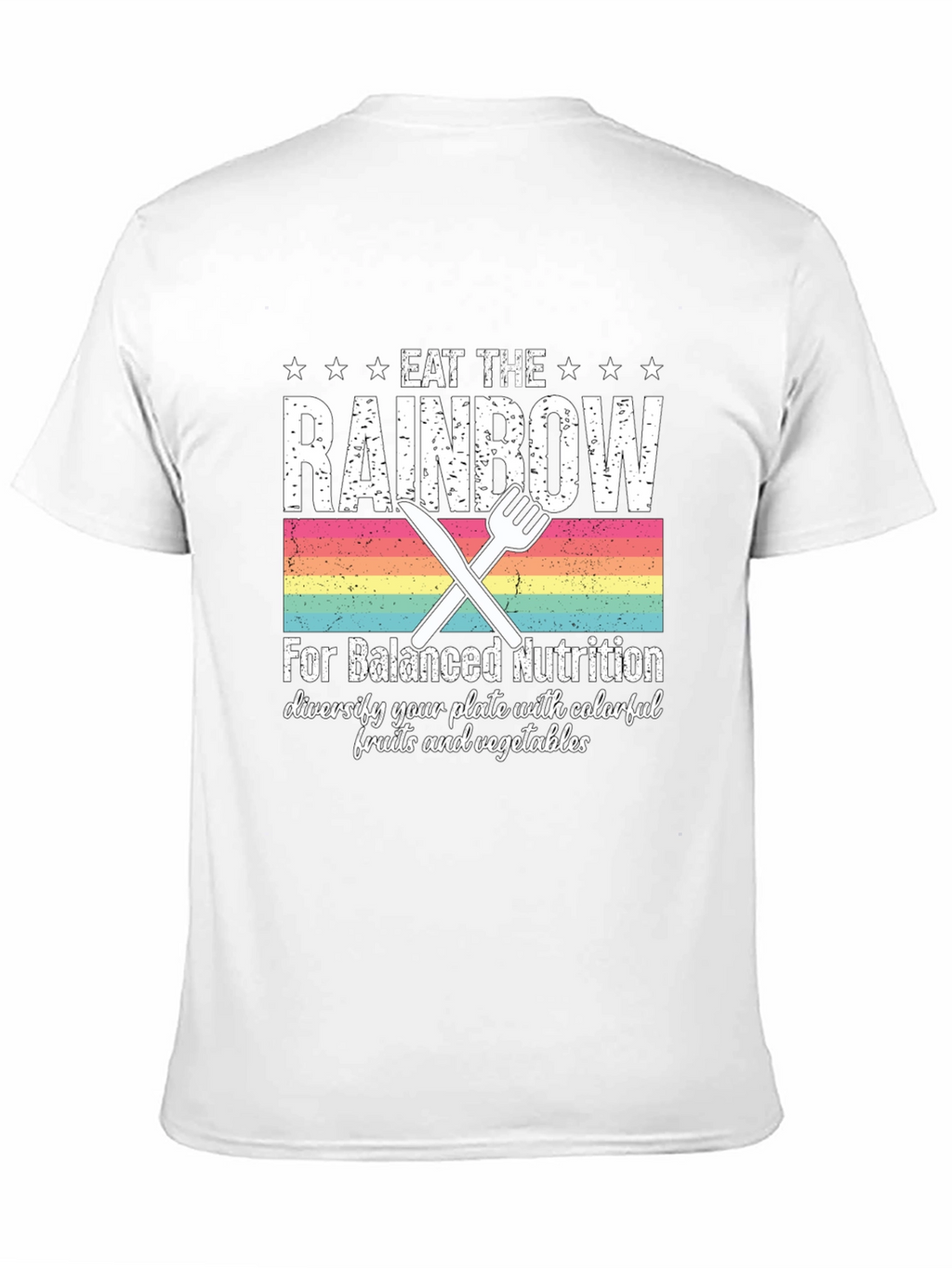 Eat the Rainbow T-Shirt - Balanced Nutrition Tee