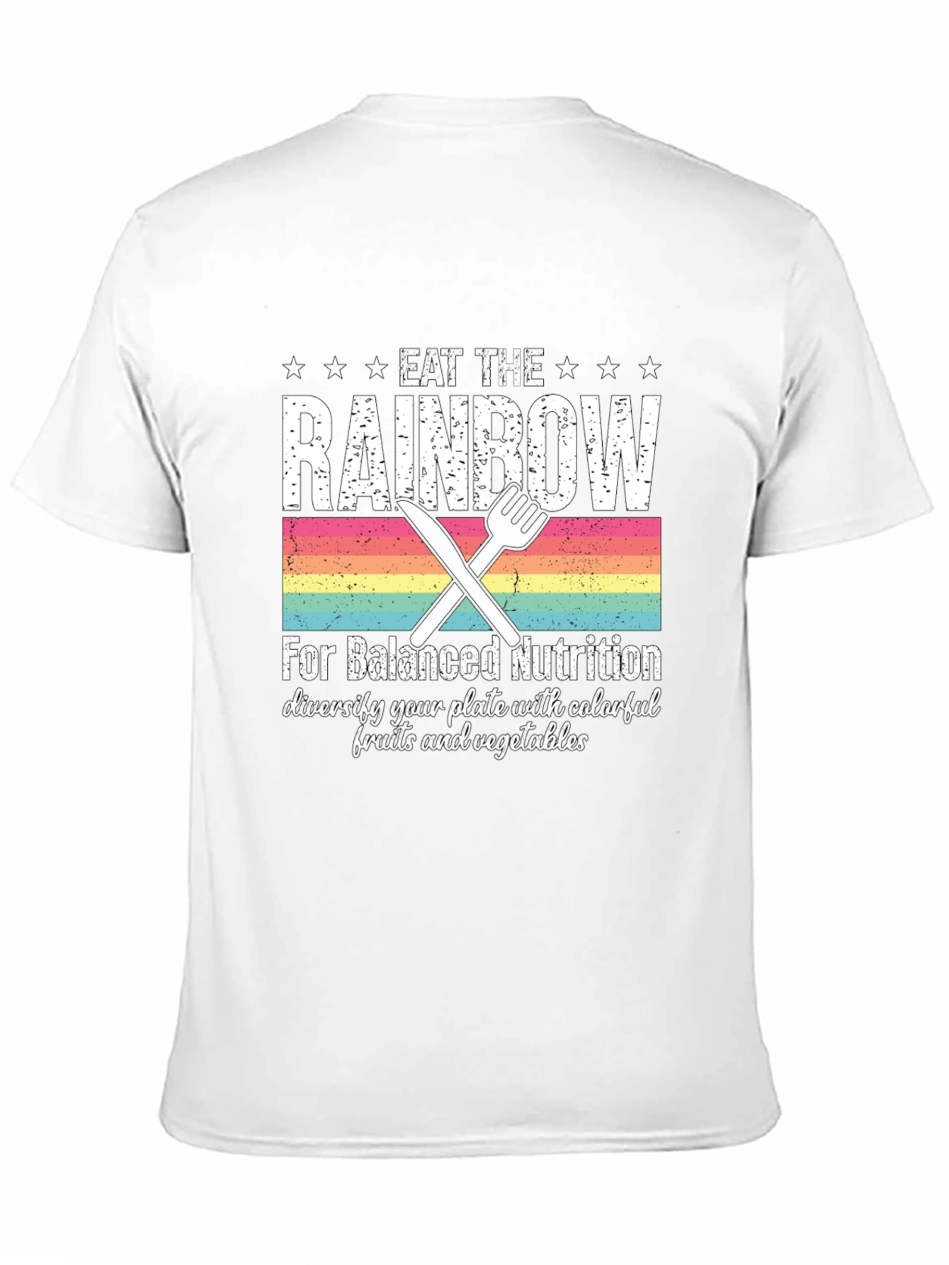 Eat the Rainbow T-Shirt - Balanced Nutrition Tee