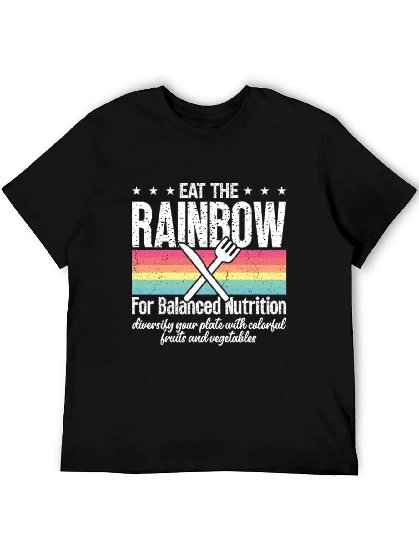 Eat the Rainbow T-Shirt - Balanced Nutrition Tee