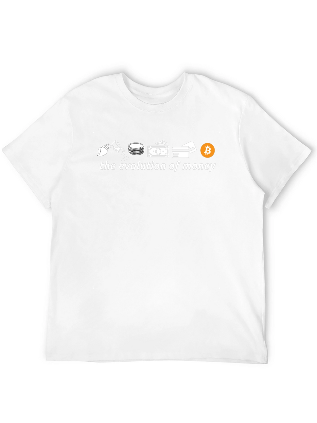 Evolution of Money Graphic T-Shirt - Bitcoin
