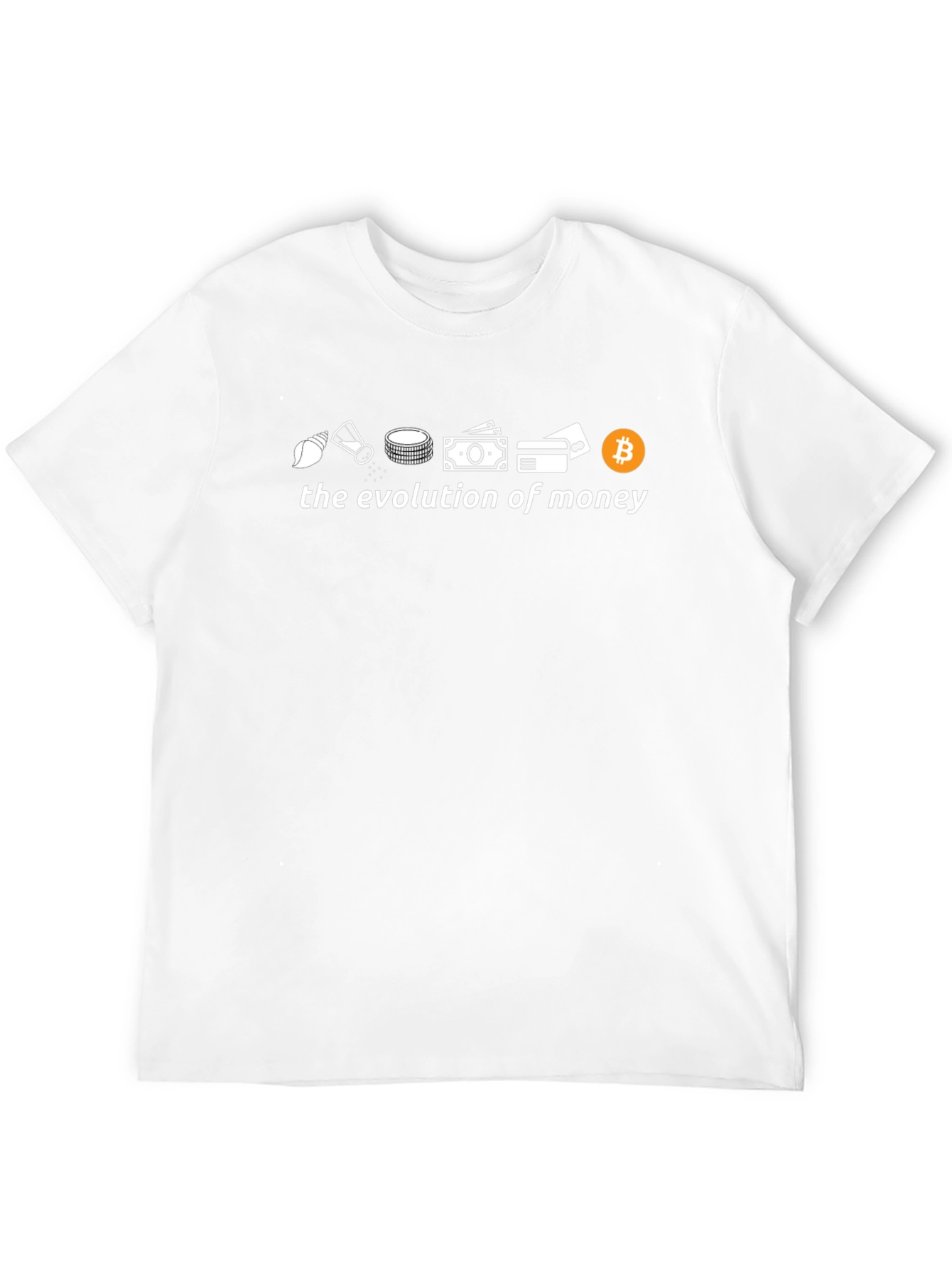 Evolution of Money Graphic T-Shirt - Bitcoin