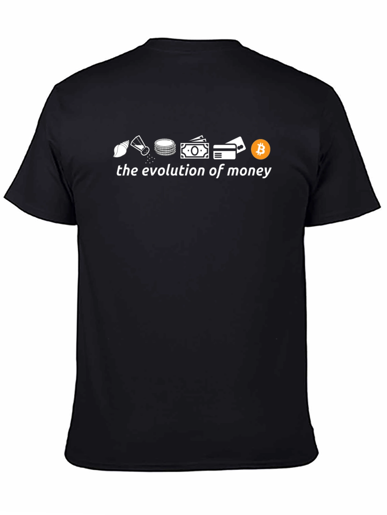 Evolution of Money Graphic T-Shirt - Bitcoin