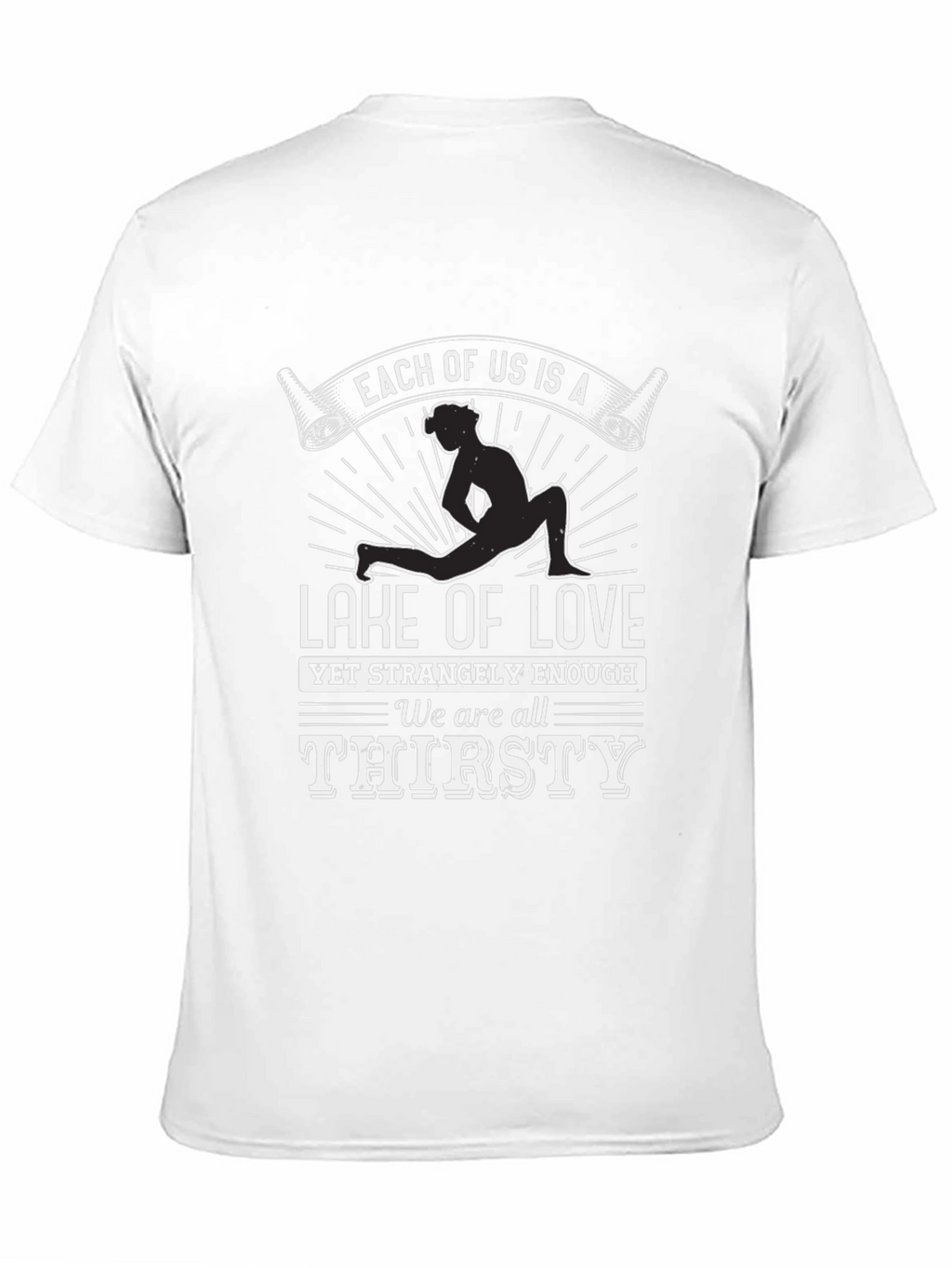 Lake of Love Graphic Tee - Unique Yoga Design