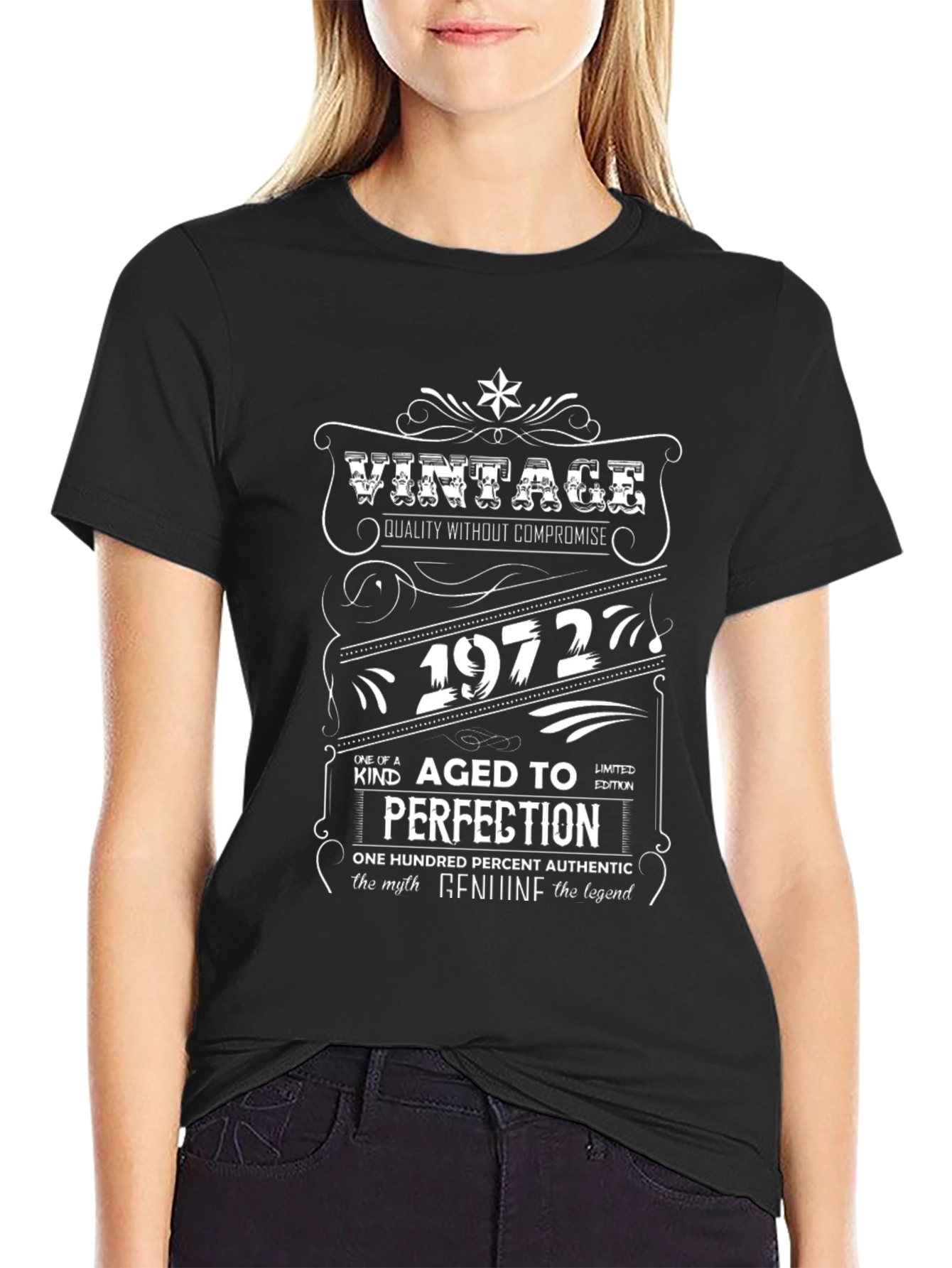 Vintage 1972 Aged To Perfection T-Shirt
