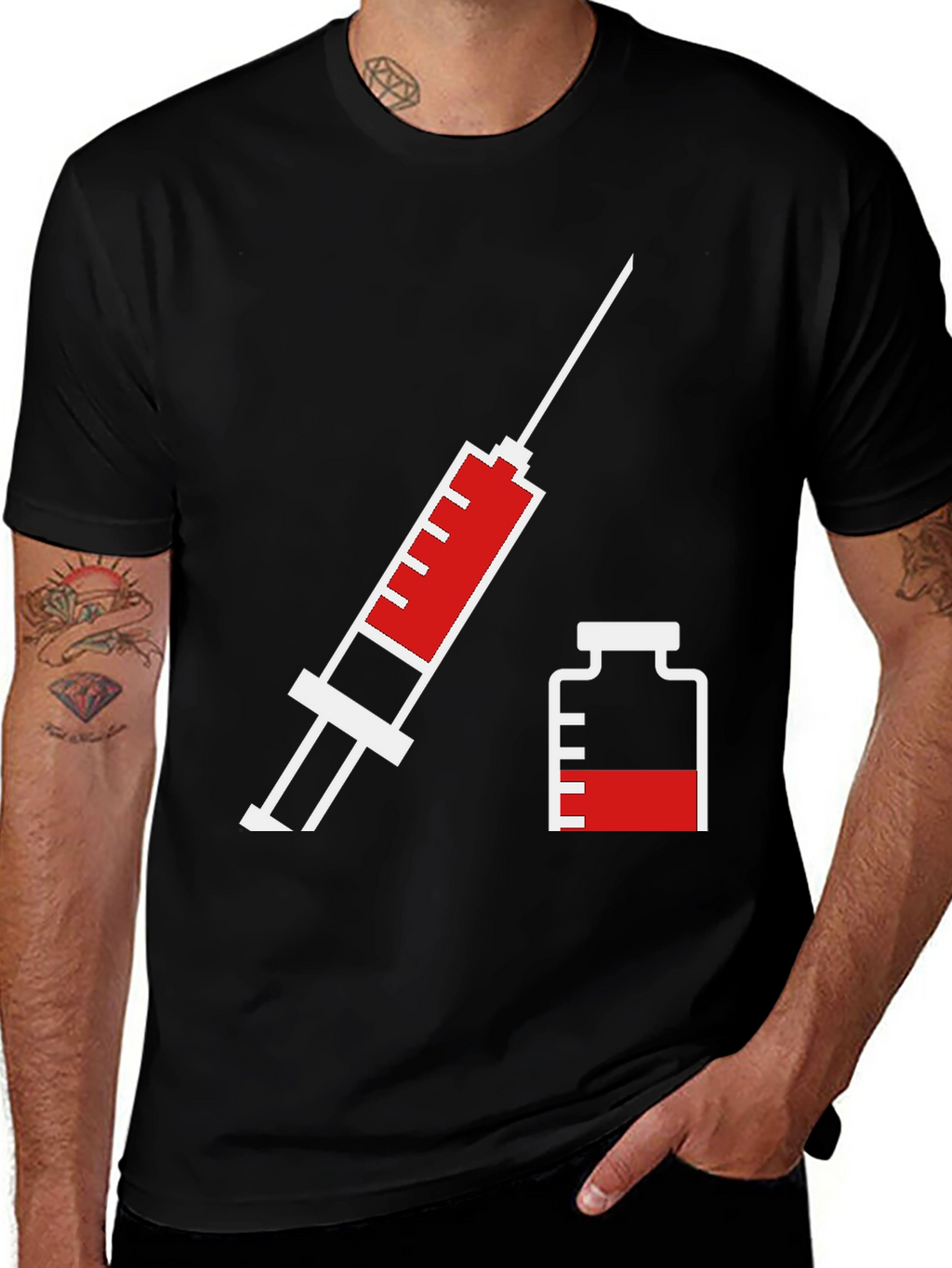 Vaccination T-Shirt: Injecting Humor into Everyday Style