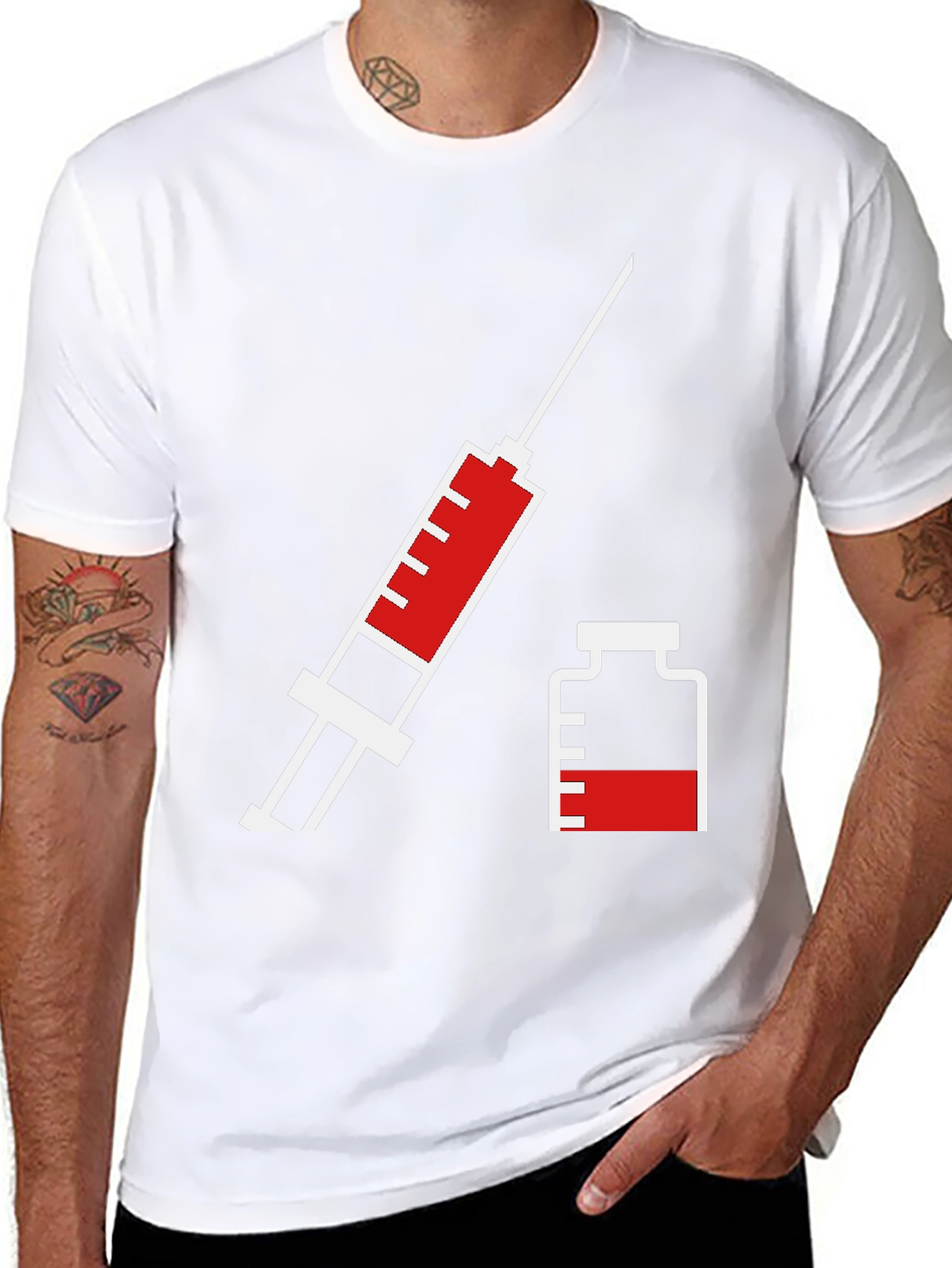 Vaccination T-Shirt: Injecting Humor into Everyday Style