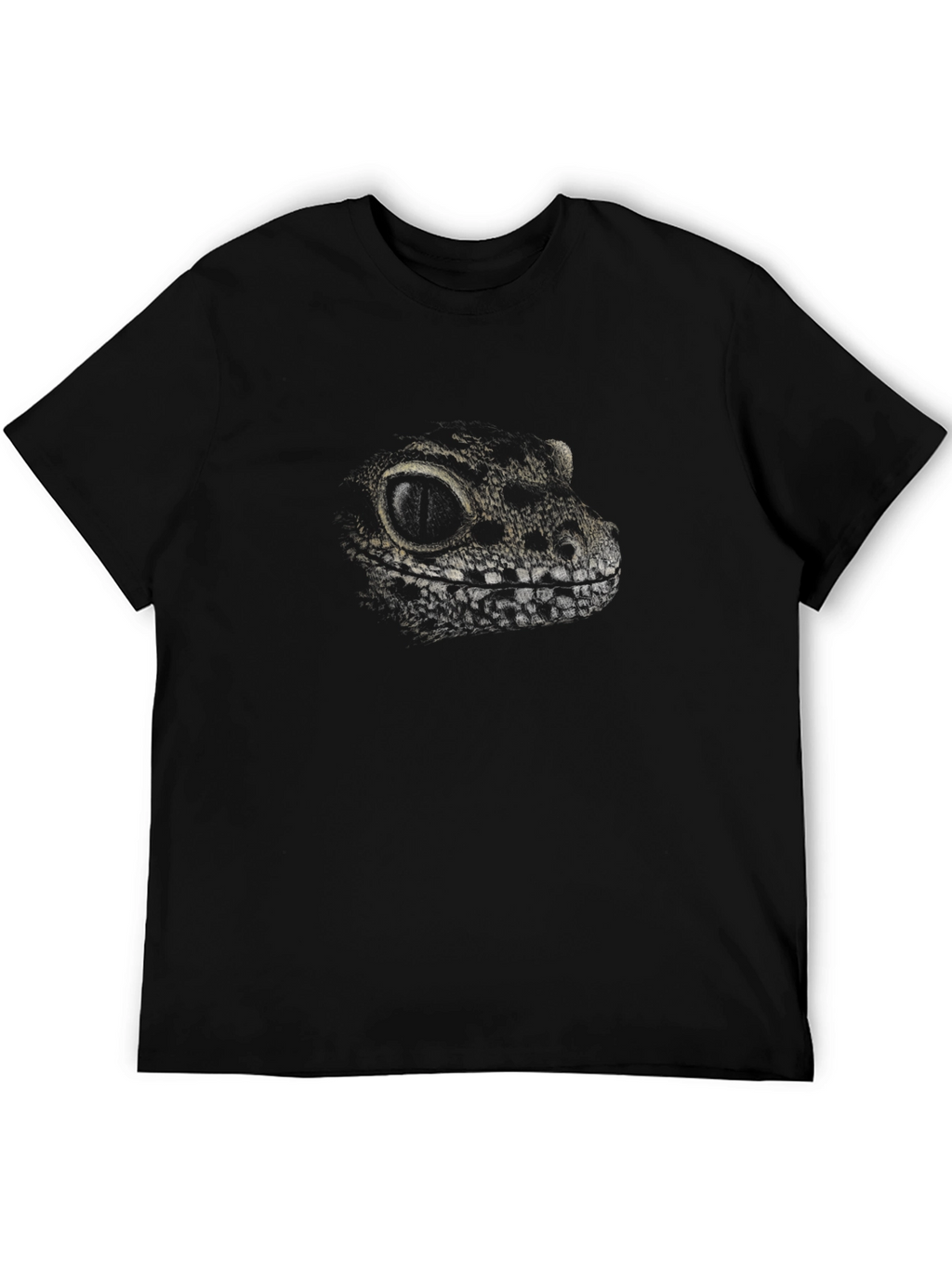 Reptile Head Graphic Black T-Shirt