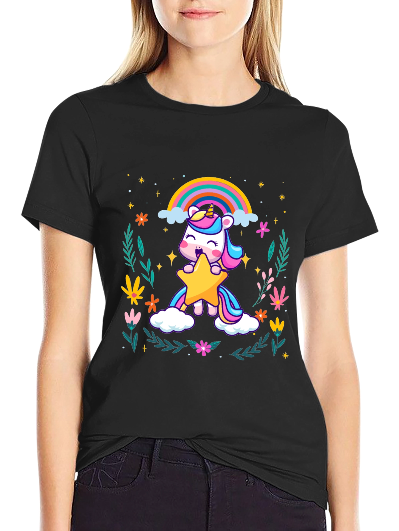 Unicorn Star Graphic Tee