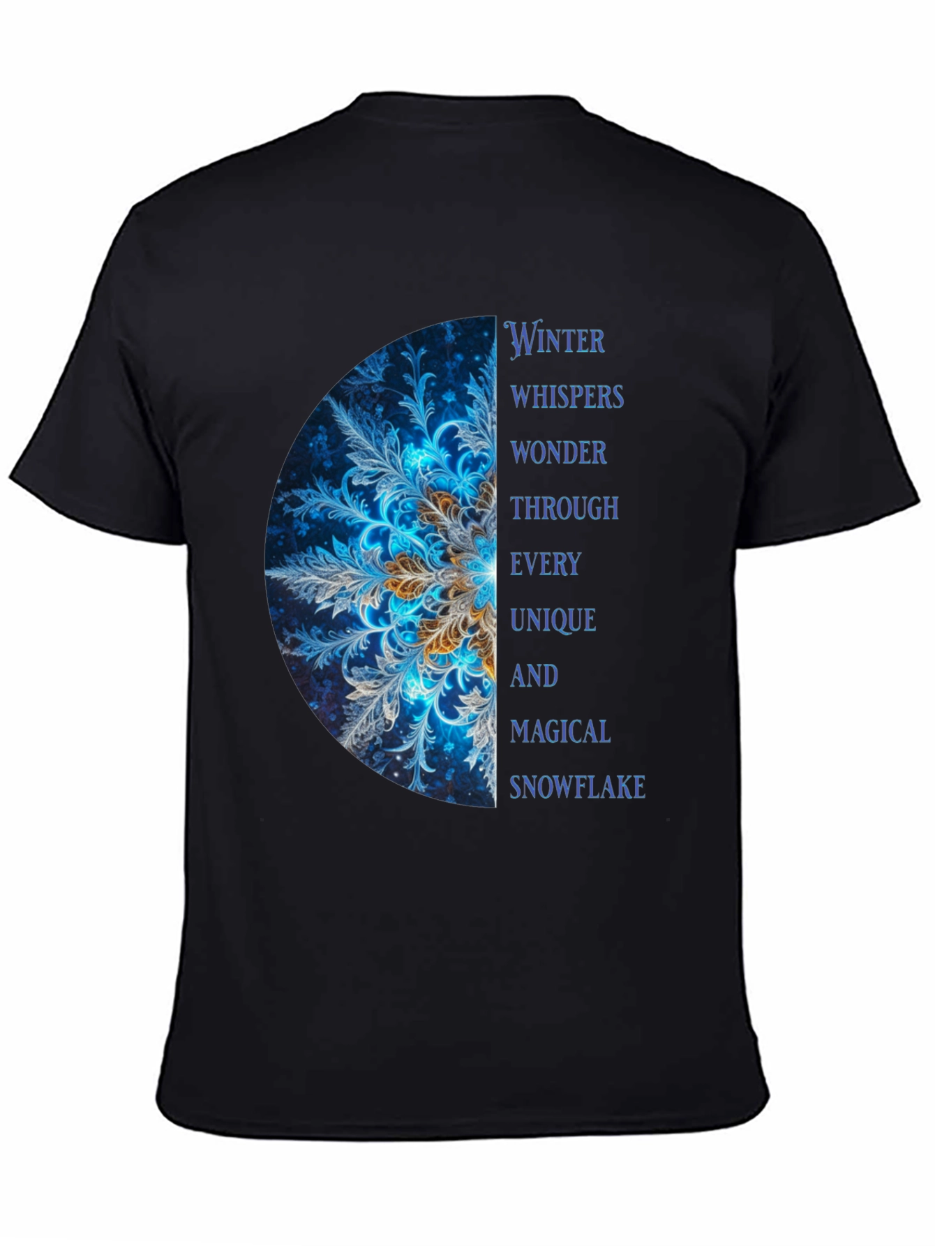 Winter Snowflake Graphic T-Shirt - Unique & Magical