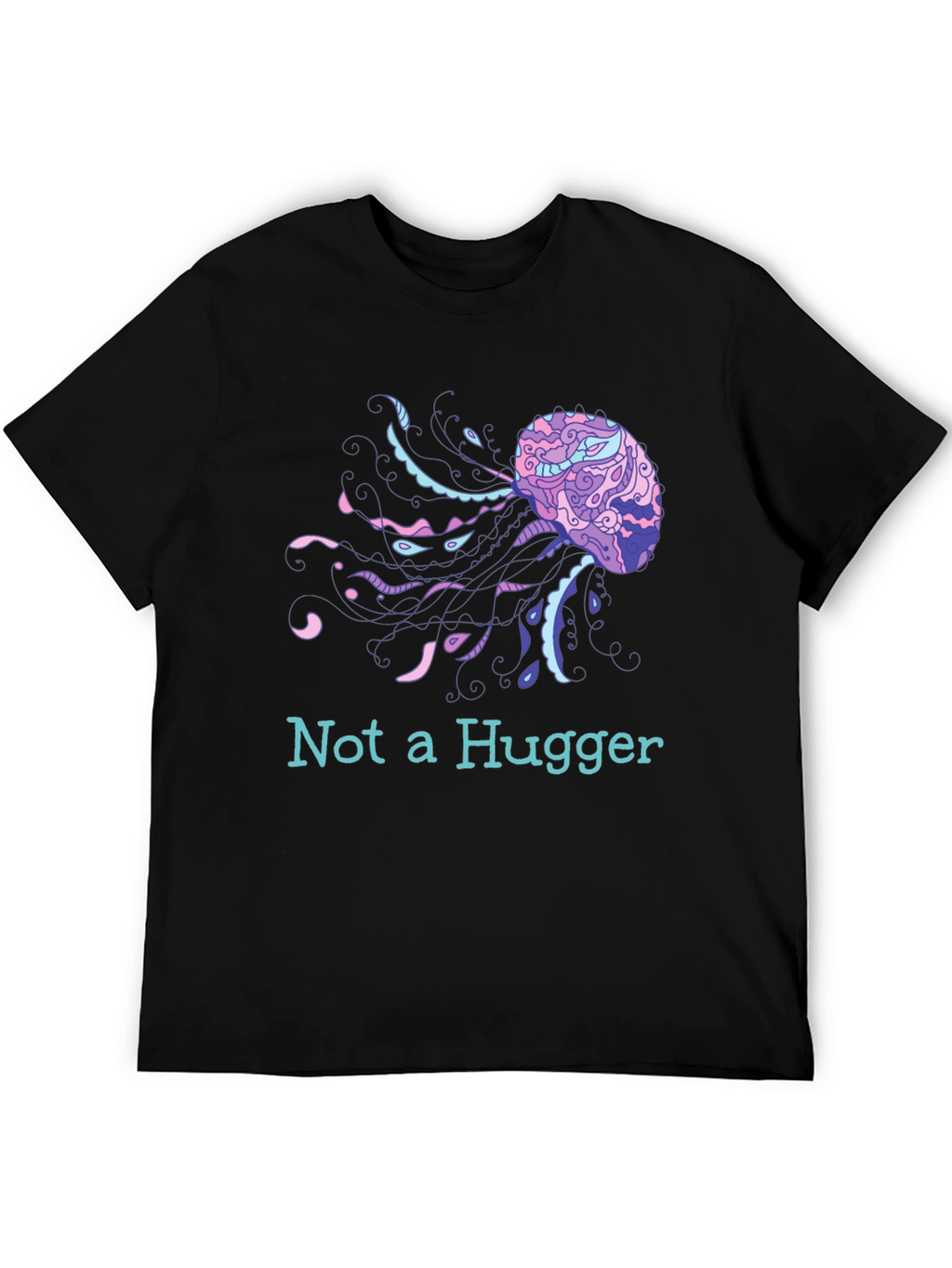 Not a Hugger Jellyfish Graphic Novelty Tee