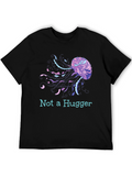 Not a Hugger Jellyfish Graphic Novelty Tee