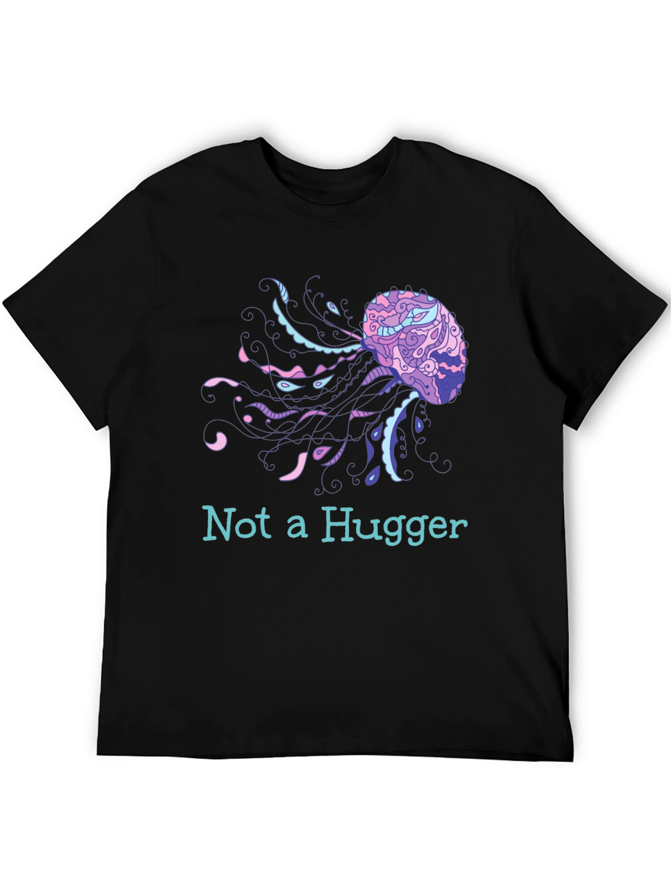 Not a Hugger Jellyfish Graphic Novelty Tee