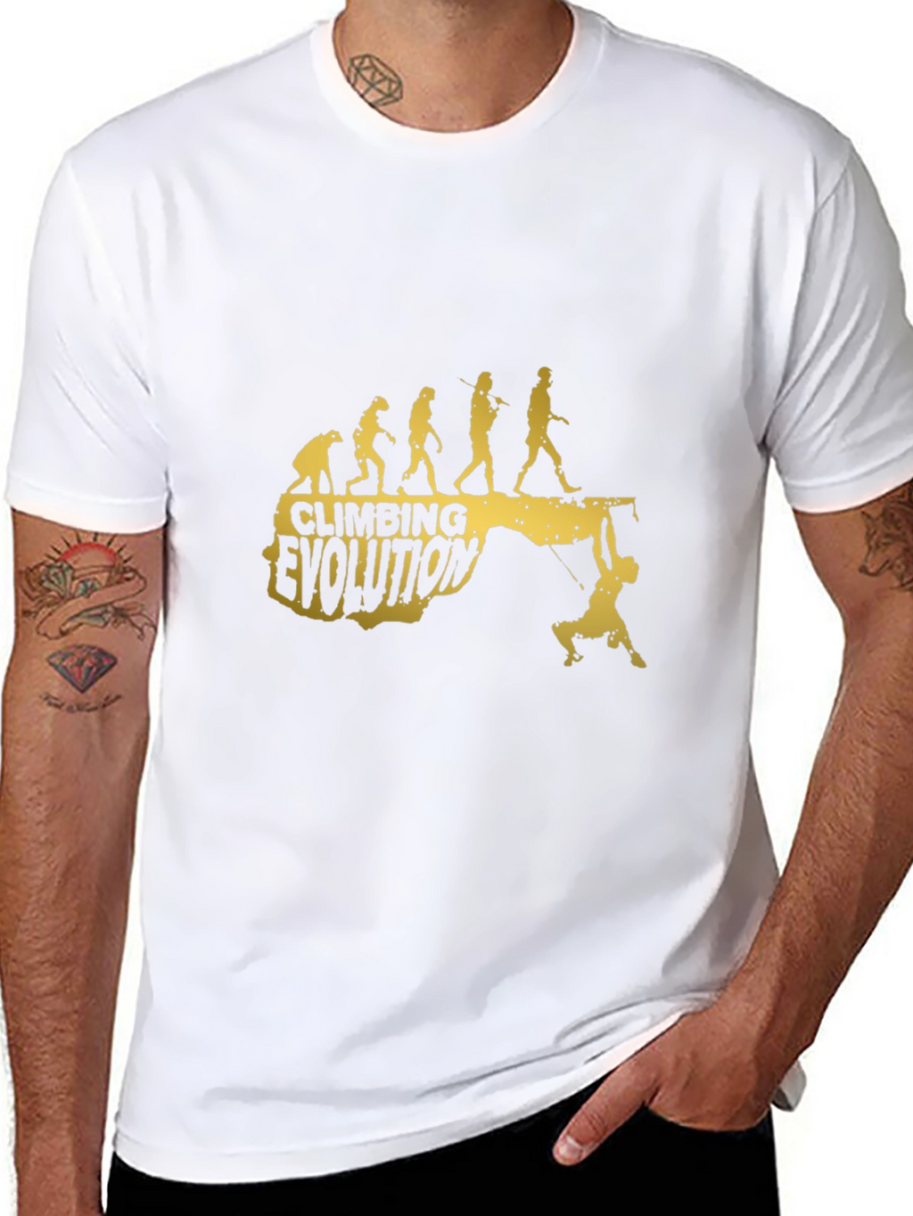 Climbing Evolution Graphic T-Shirt