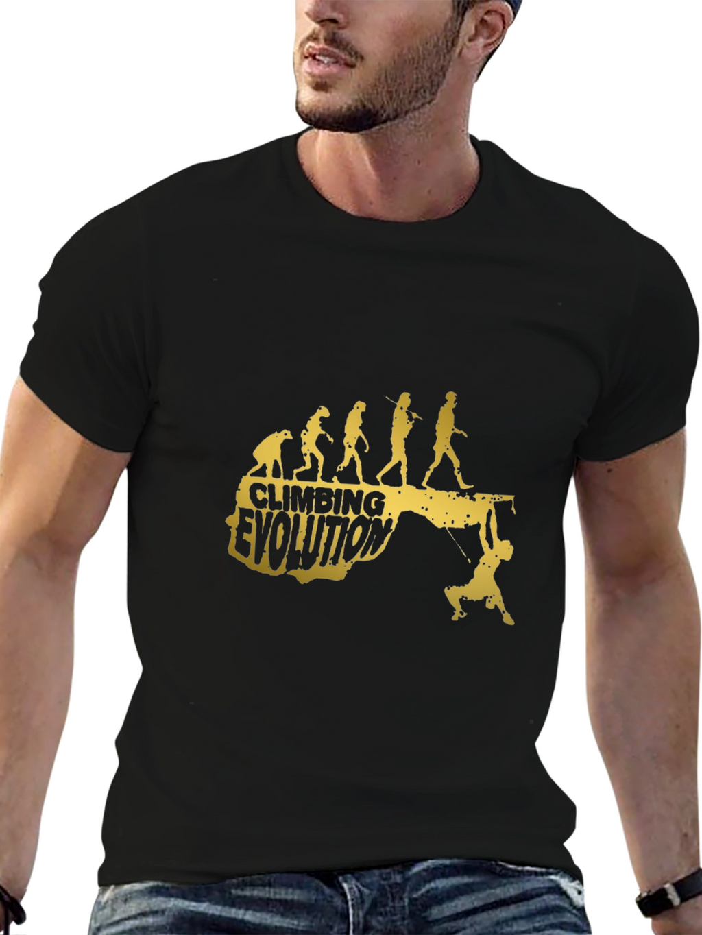 Climbing Evolution Graphic T-Shirt