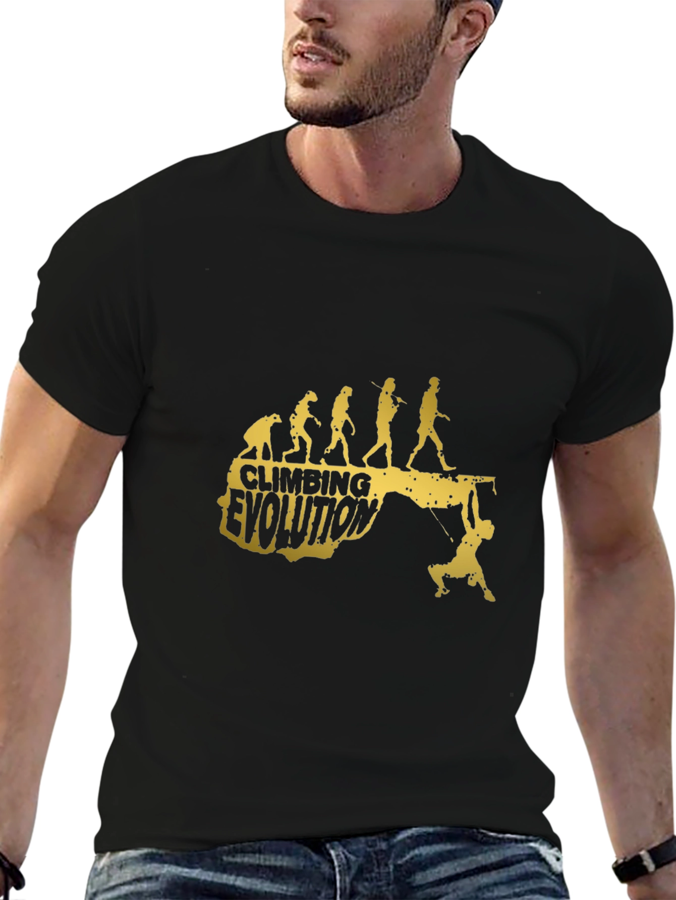 Climbing Evolution Graphic T-Shirt