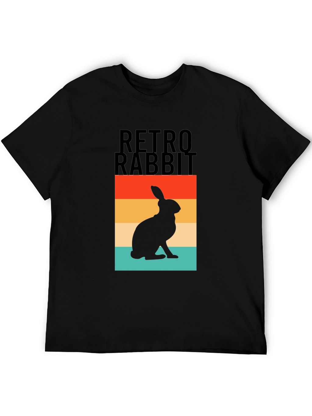Retro Rabbit Graphic Tee - Classic Cool
