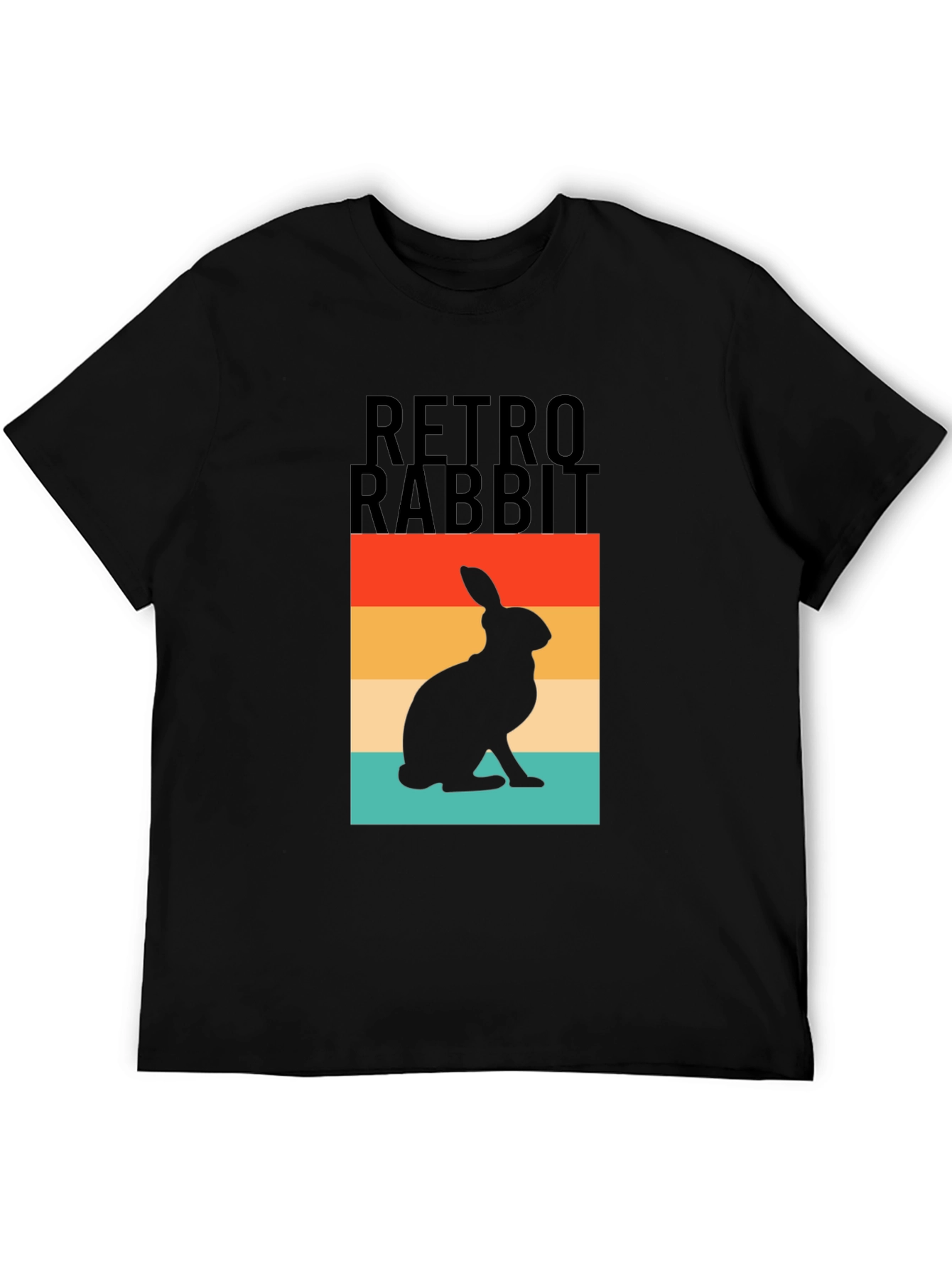Retro Rabbit Graphic Tee - Classic Cool