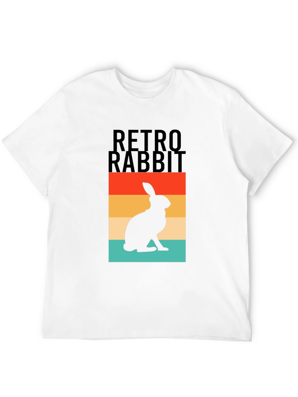 Retro Rabbit Graphic Tee - Classic Cool