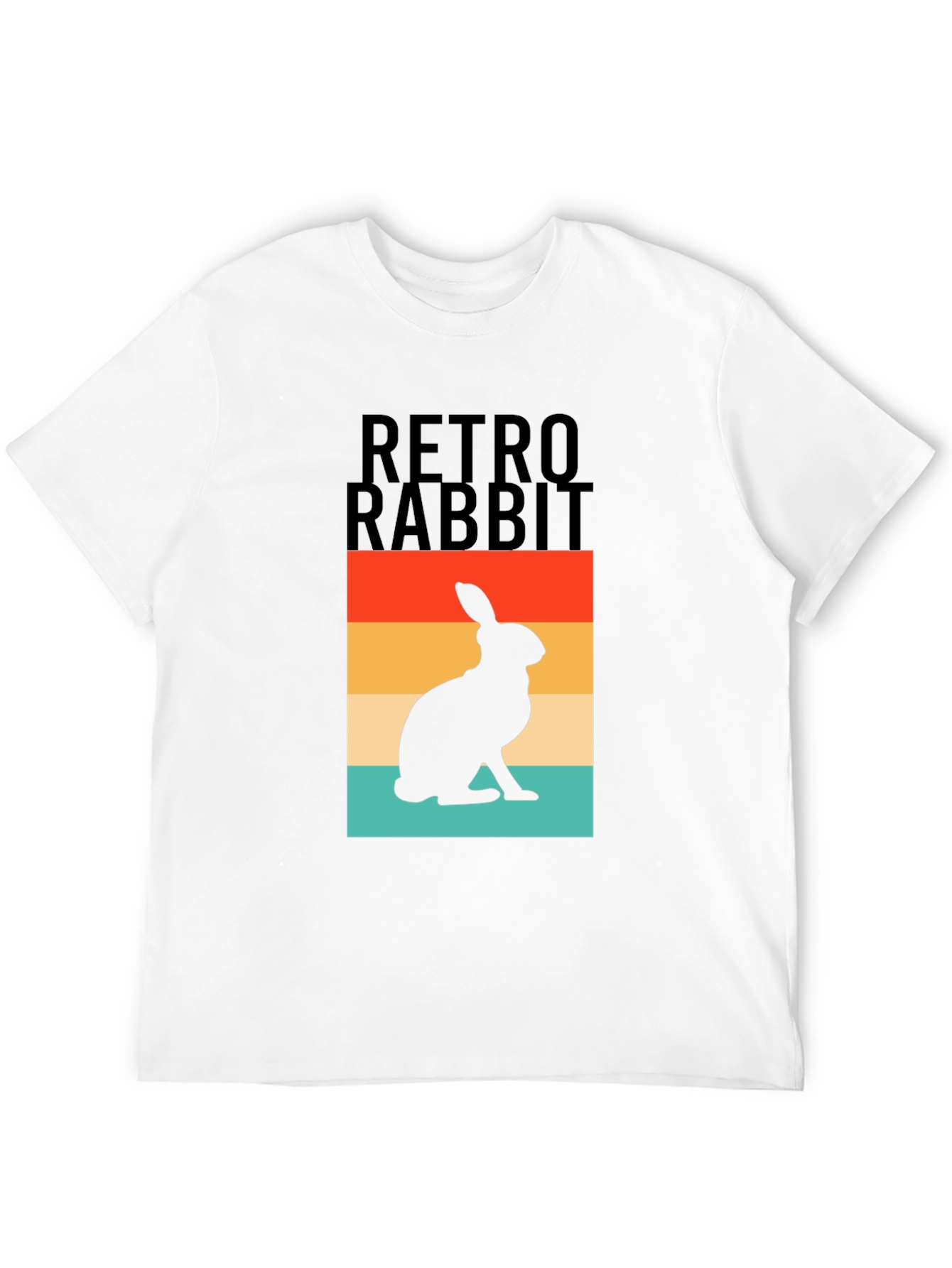 Retro Rabbit Graphic Tee - Classic Cool