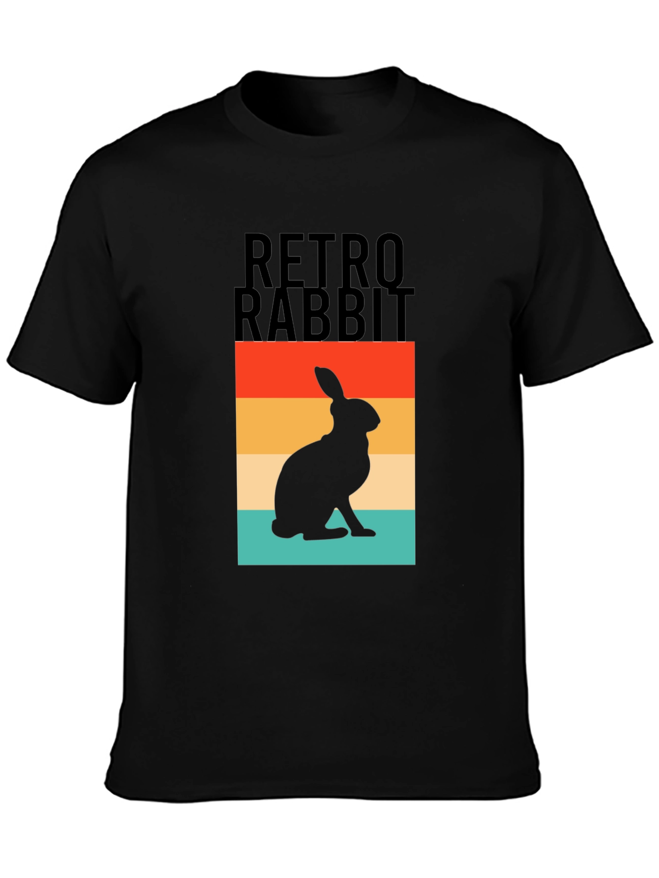 Retro Rabbit Graphic Tee - Classic Cool