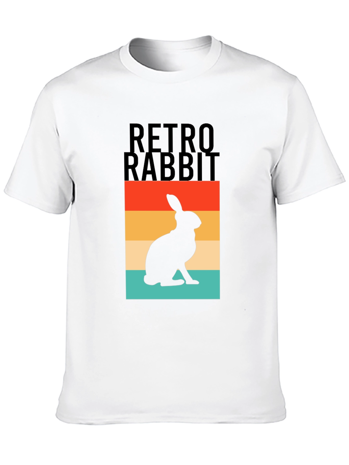 Retro Rabbit Graphic Tee - Classic Cool