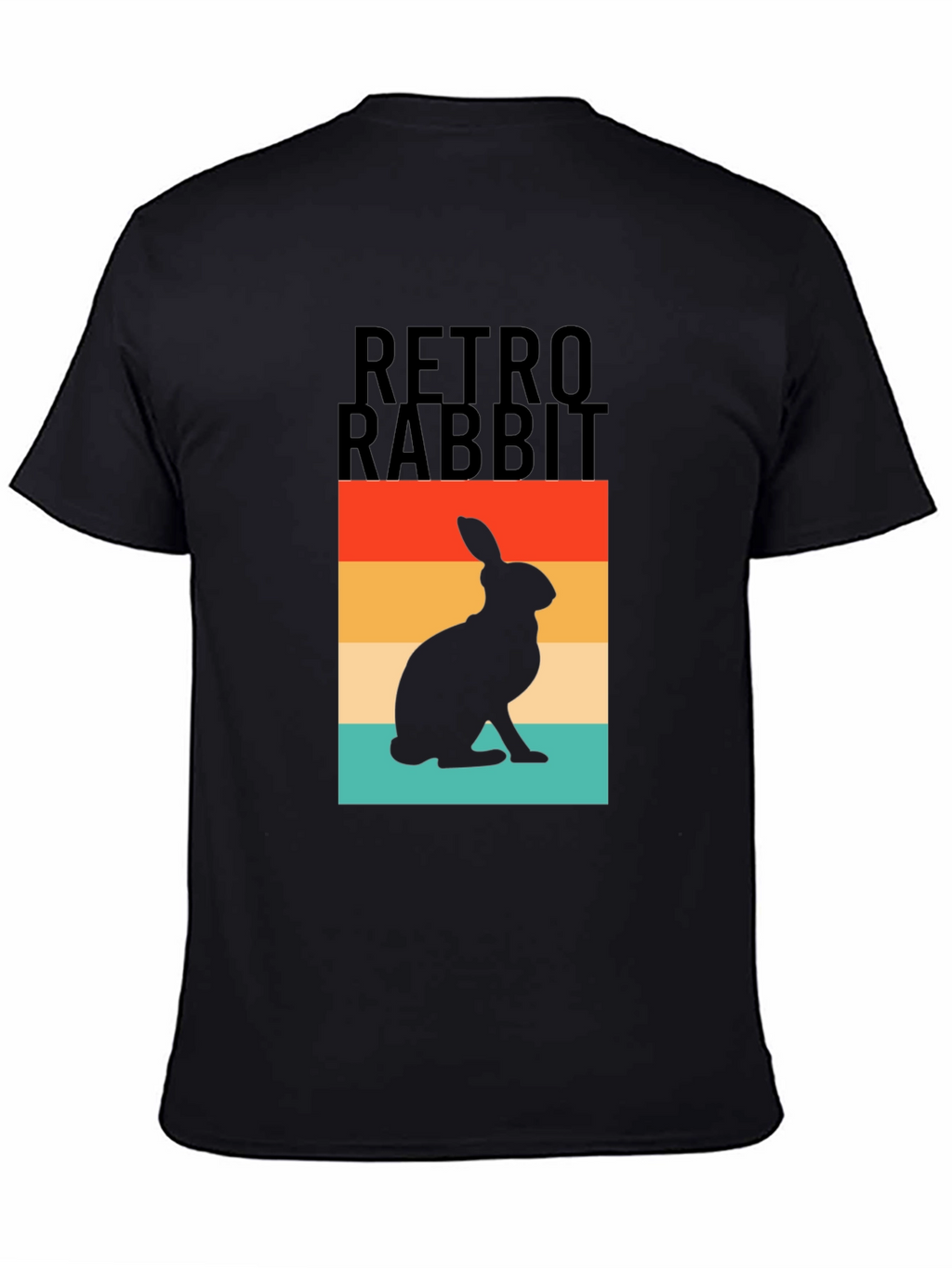Retro Rabbit Graphic Tee - Classic Cool